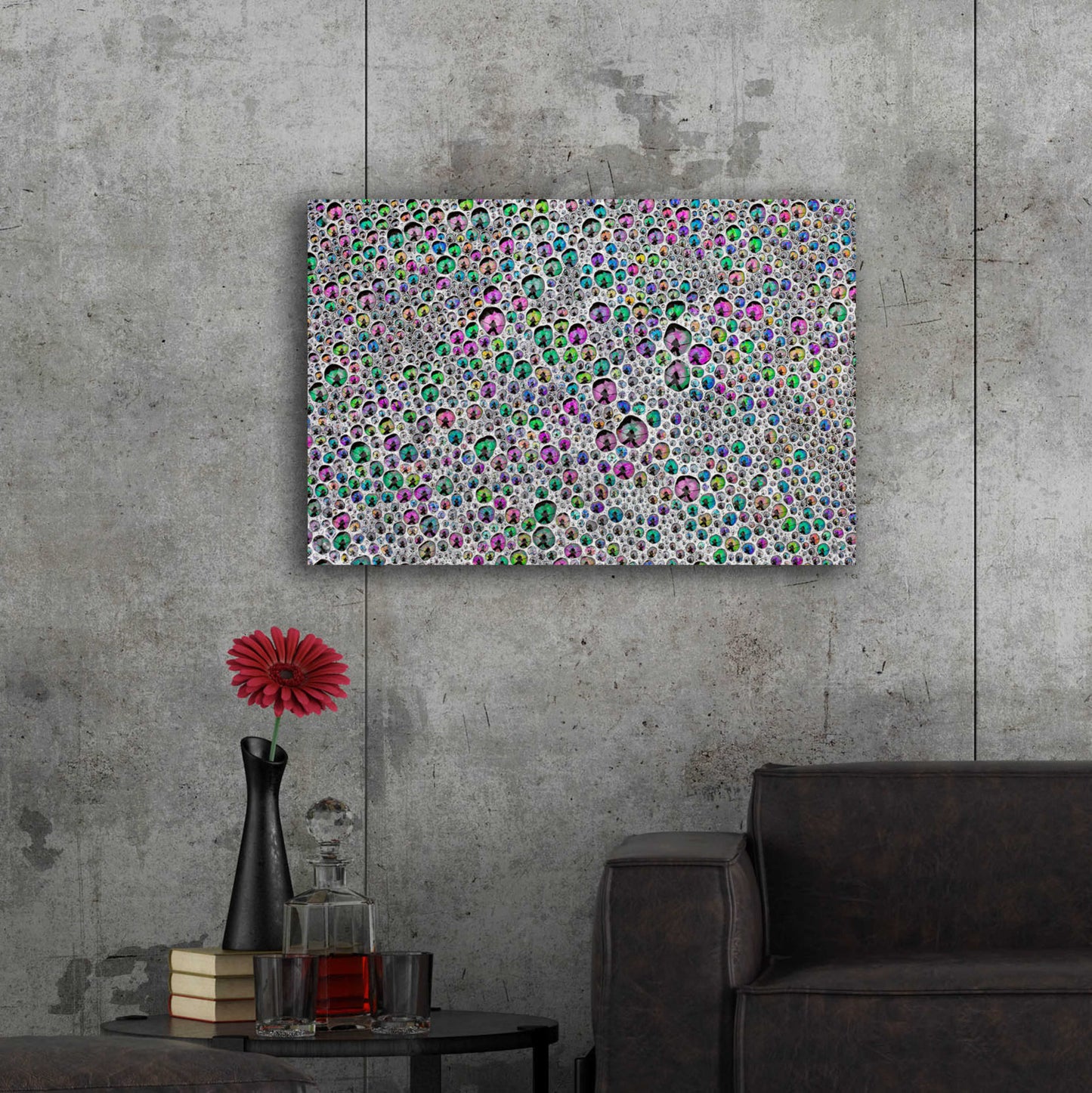 Epic Art 'Vibrant Sea Foam' by Thomas Haney, Acrylic Glass Wall Art,36x24