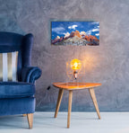 Epic Art 'Zion Mountain Clouds' by Thomas Haney, Acrylic Glass Wall Art,24x12
