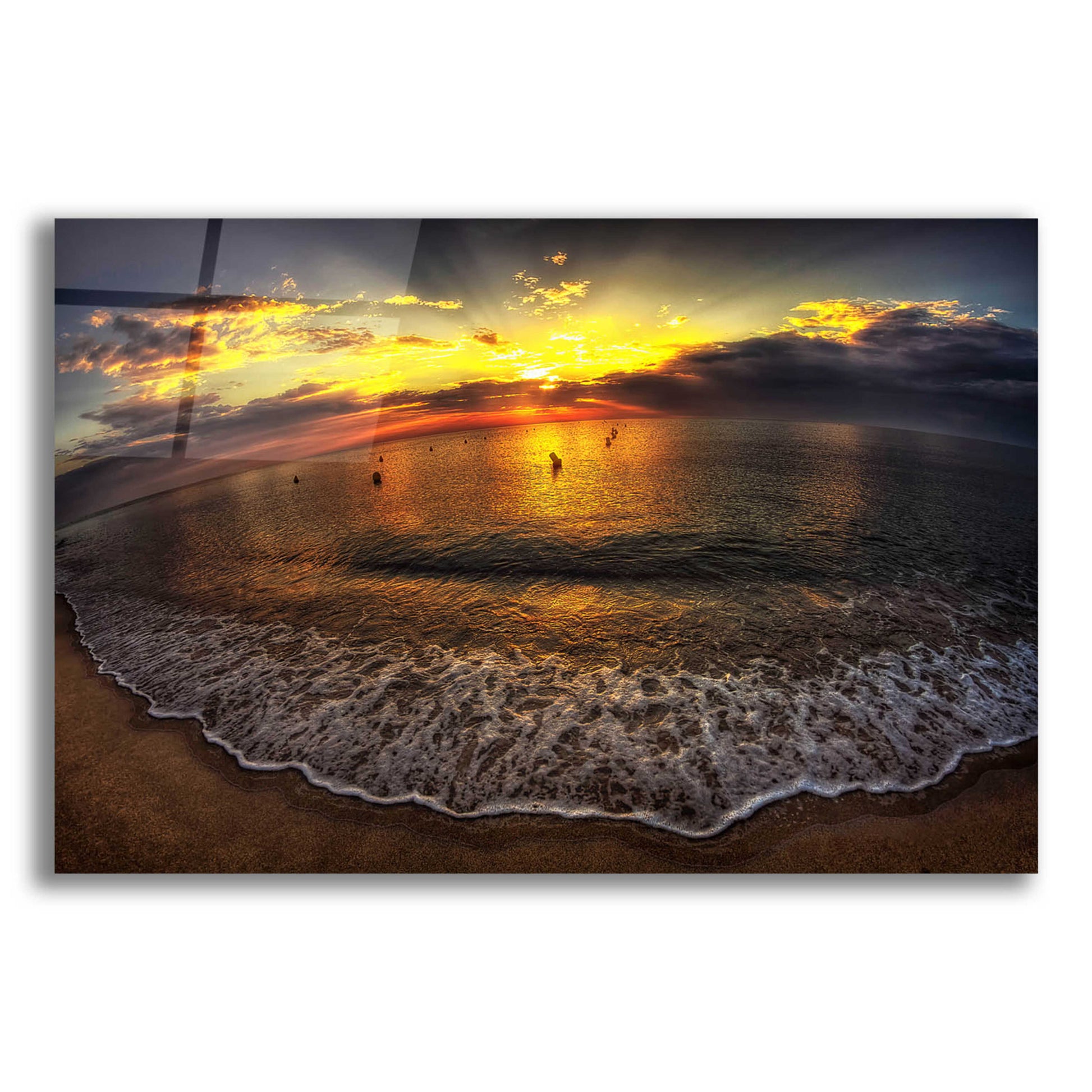 Epic Art 'Another Day In Paradise' by Sebastien Lory, Acrylic Glass Wall Art,16x12