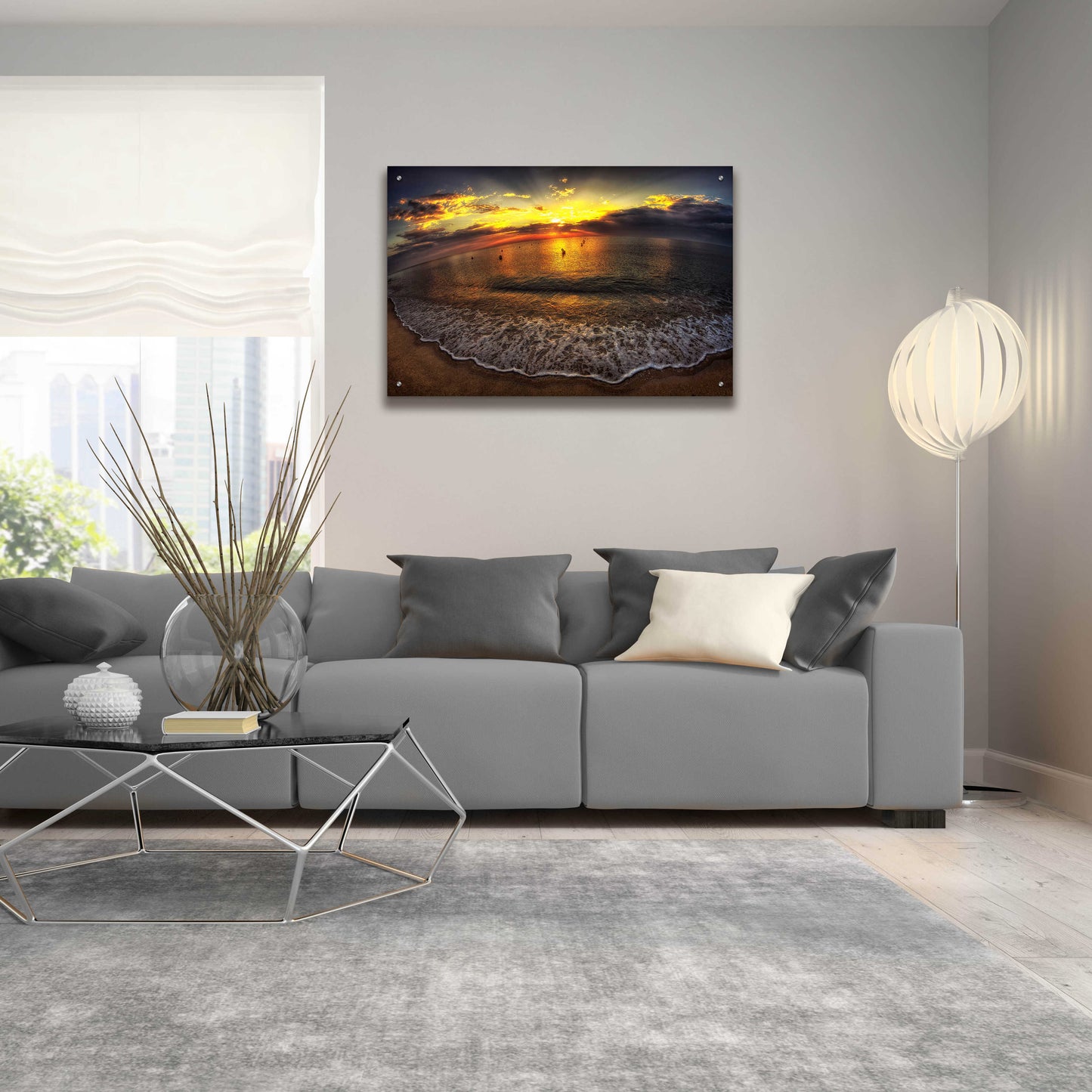 Epic Art 'Another Day In Paradise' by Sebastien Lory, Acrylic Glass Wall Art,36x24