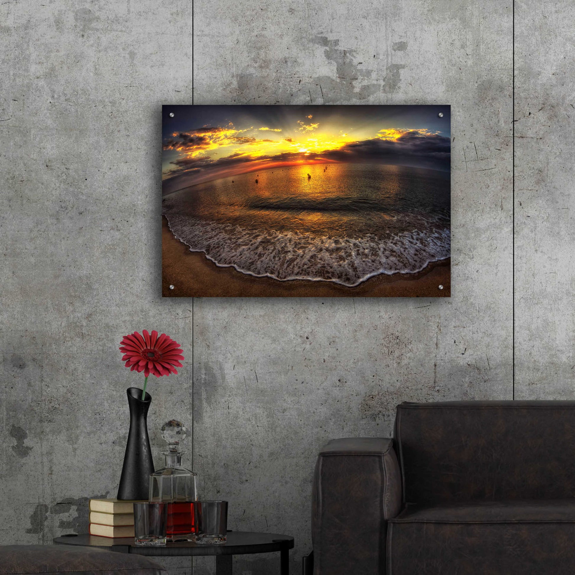 Epic Art 'Another Day In Paradise' by Sebastien Lory, Acrylic Glass Wall Art,36x24