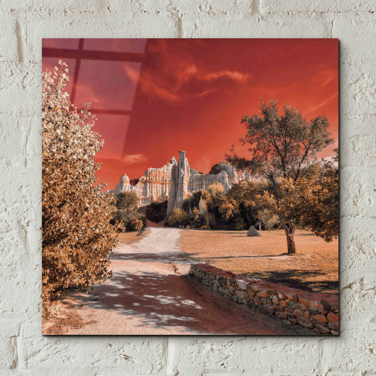 Epic Art 'IRadiation' by Sebastien Lory, Acrylic Glass Wall Art,12x12