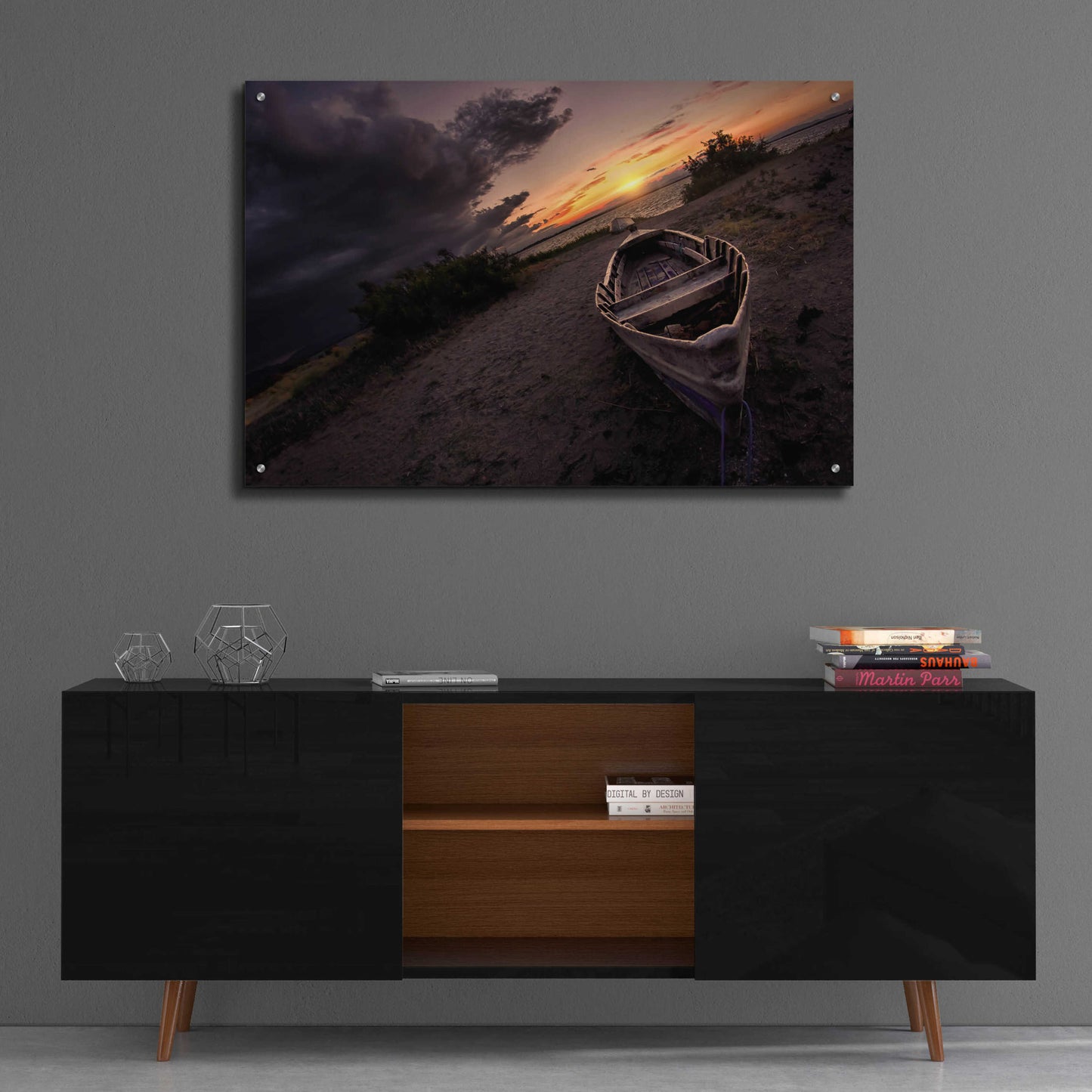 Epic Art 'Lonely' by Sebastien Lory, Acrylic Glass Wall Art,36x24