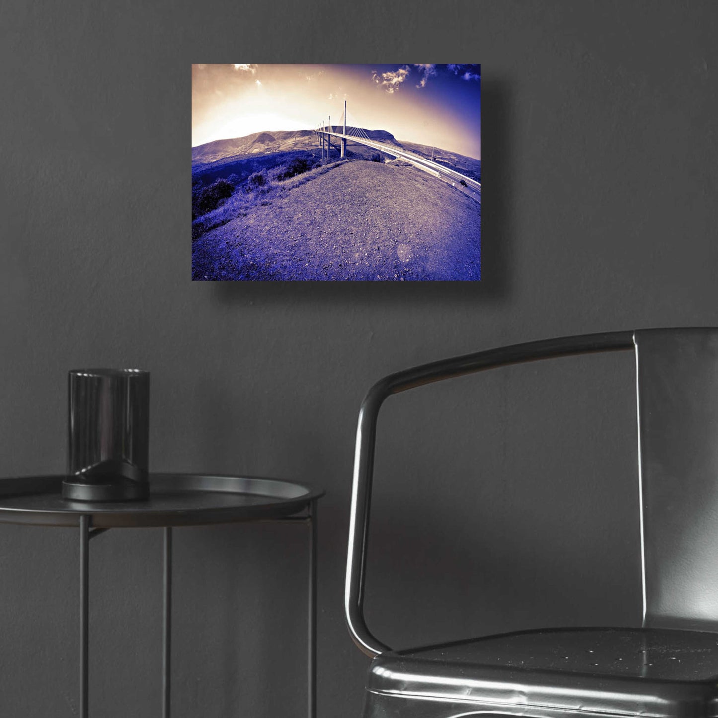 Epic Art 'Lunar Viaduct' by Sebastien Lory, Acrylic Glass Wall Art,16x12