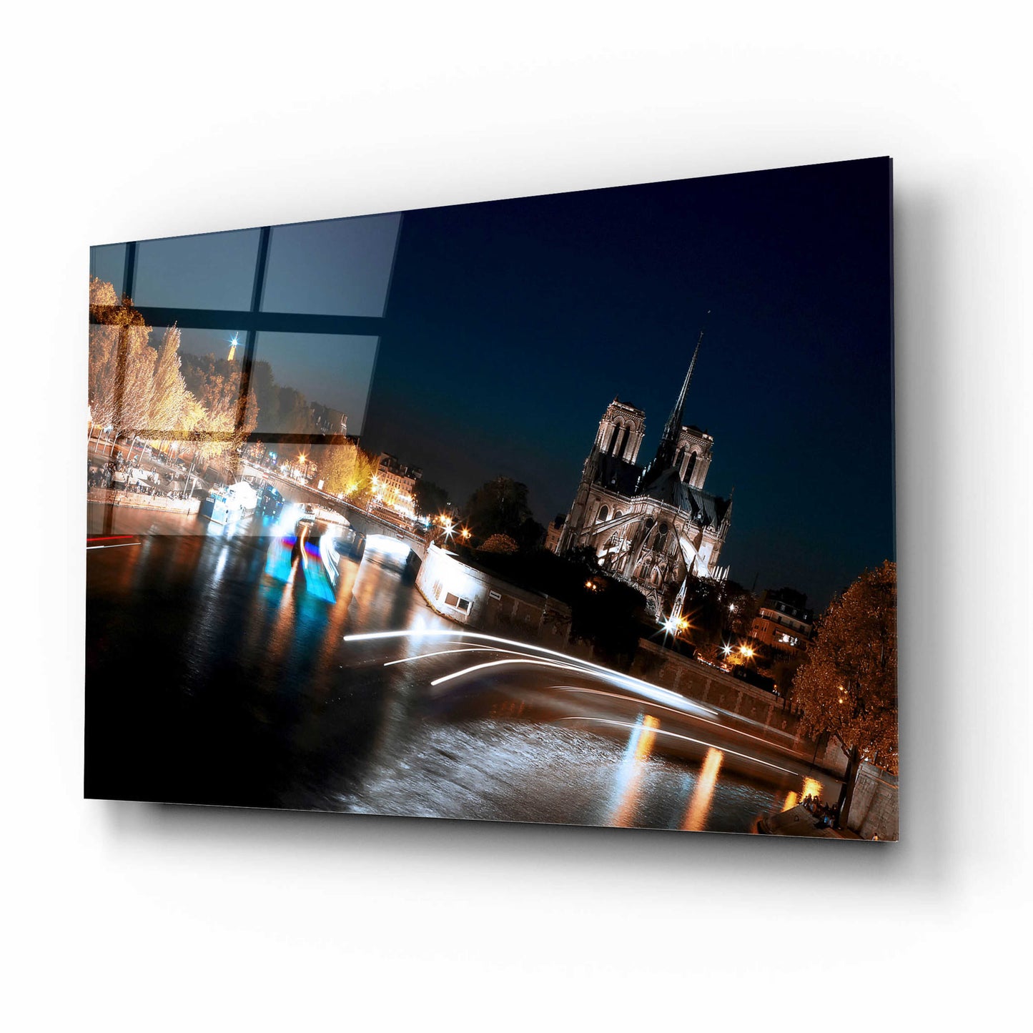 Epic Art 'Parisian Lights' by Sebastien Lory, Acrylic Glass Wall Art,16x12