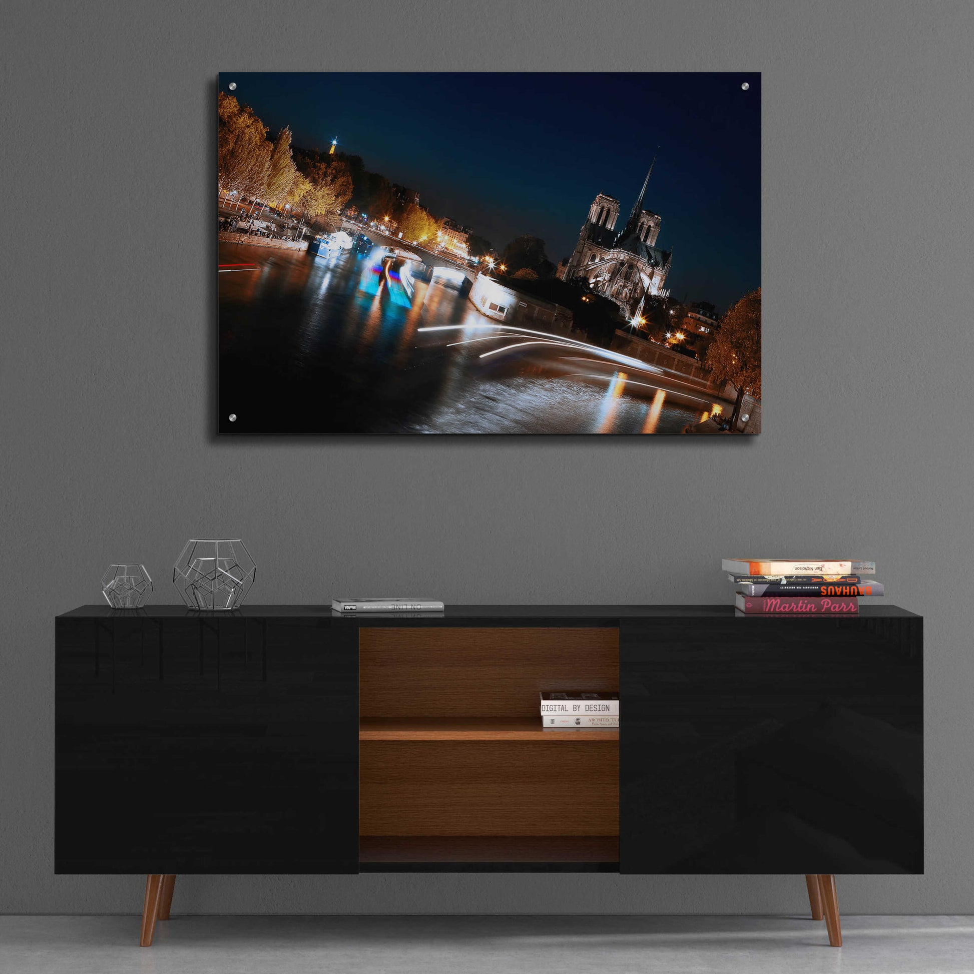 Epic Art 'Parisian Lights' by Sebastien Lory, Acrylic Glass Wall Art,36x24