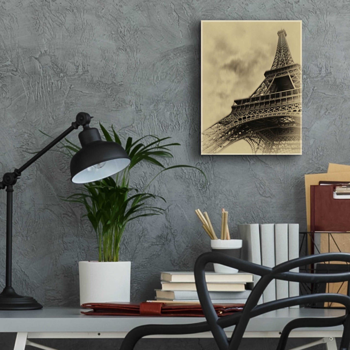 Epic Art 'Parisian Spirit' by Sebastien Lory, Acrylic Glass Wall Art,12x16