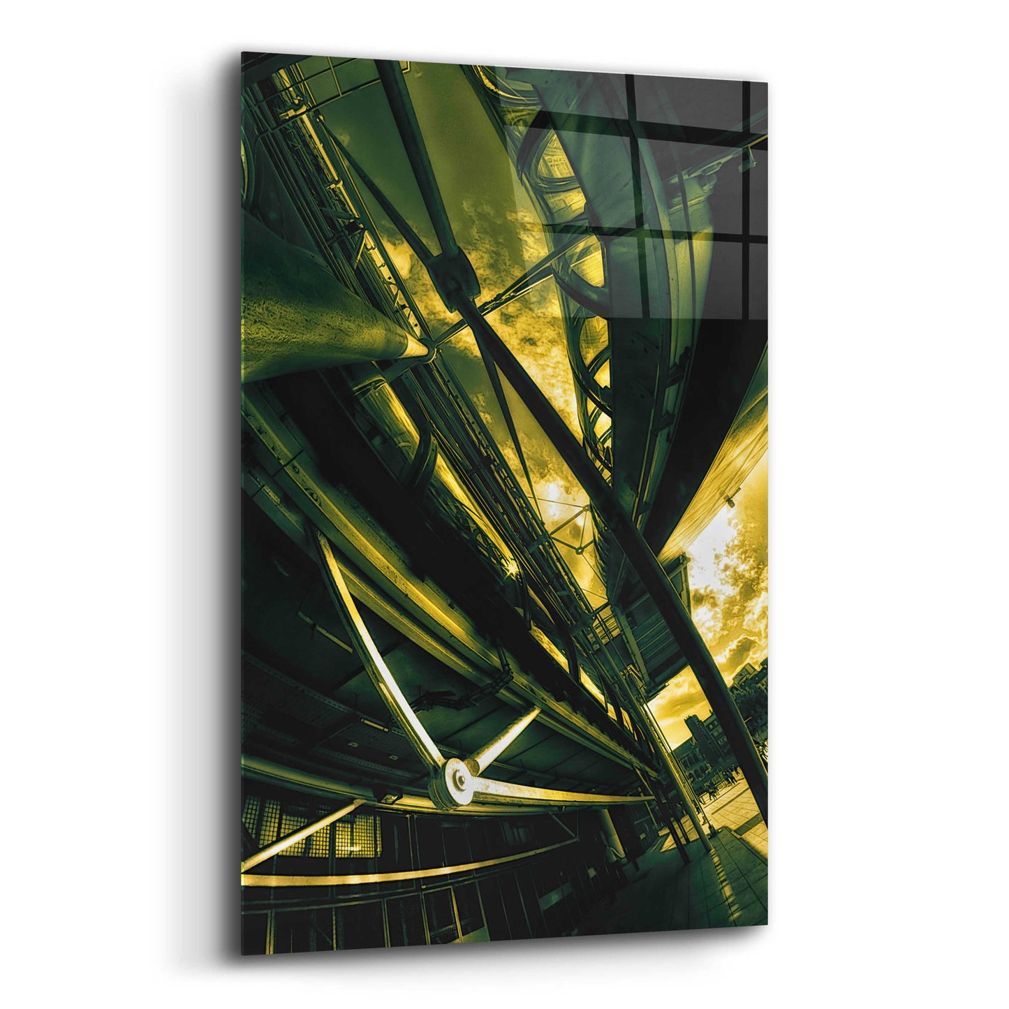 Epic Art 'Beaubourg' by Sebastien Lory, Acrylic Glass Wall Art,12x16