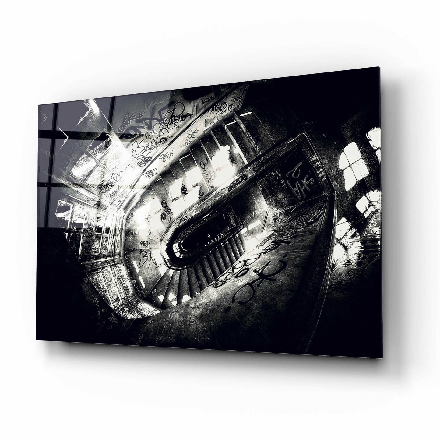 Epic Art 'Sanat stairs' by Sebastien Lory, Acrylic Glass Wall Art,16x12