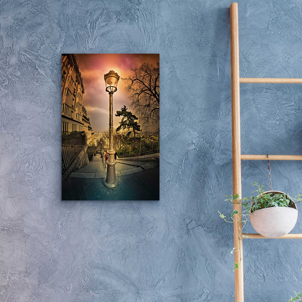 Epic Art 'Reverbere' by Sebastien Lory, Acrylic Glass Wall Art,16x24