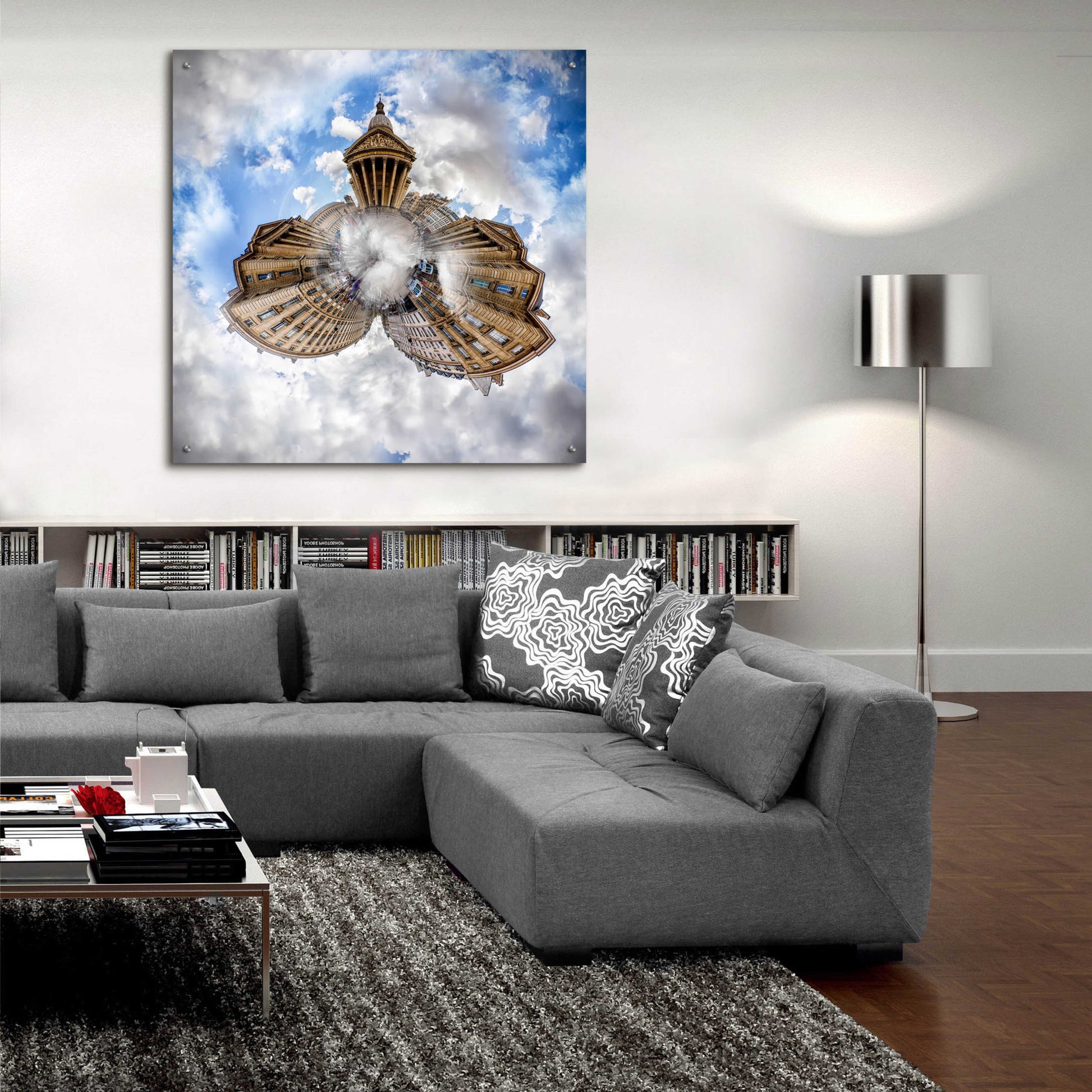 Epic Art 'Pantheon' by Sebastien Lory, Acrylic Glass Wall Art,36x36