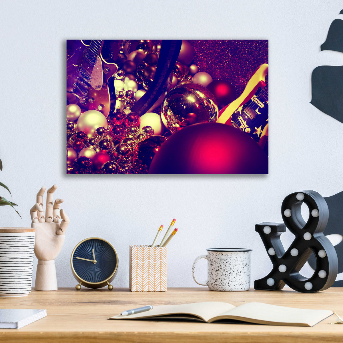 Epic Art 'Christmas Gifts' by Sebastien Lory, Acrylic Glass Wall Art,16x12