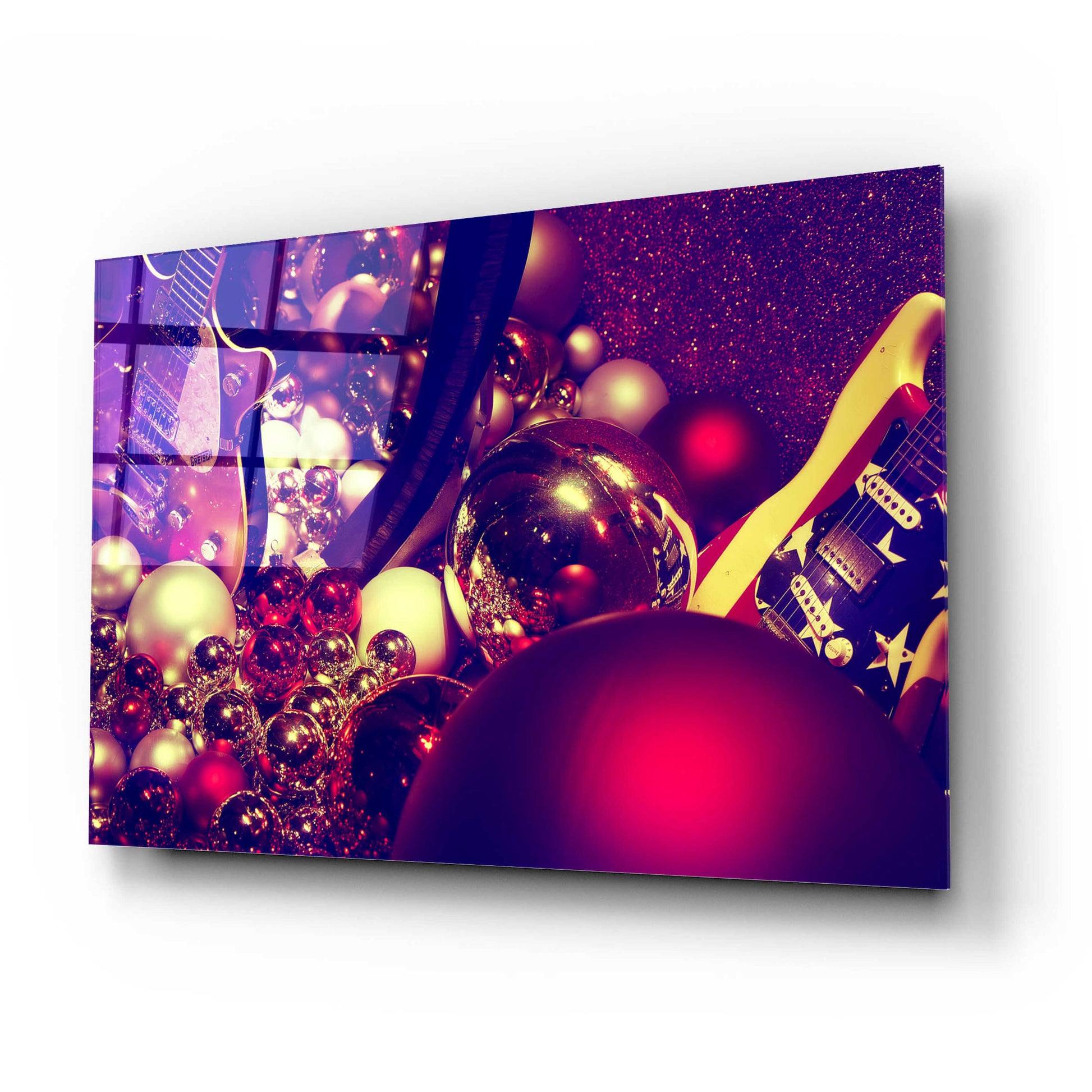 Epic Art 'Christmas Gifts' by Sebastien Lory, Acrylic Glass Wall Art,24x16