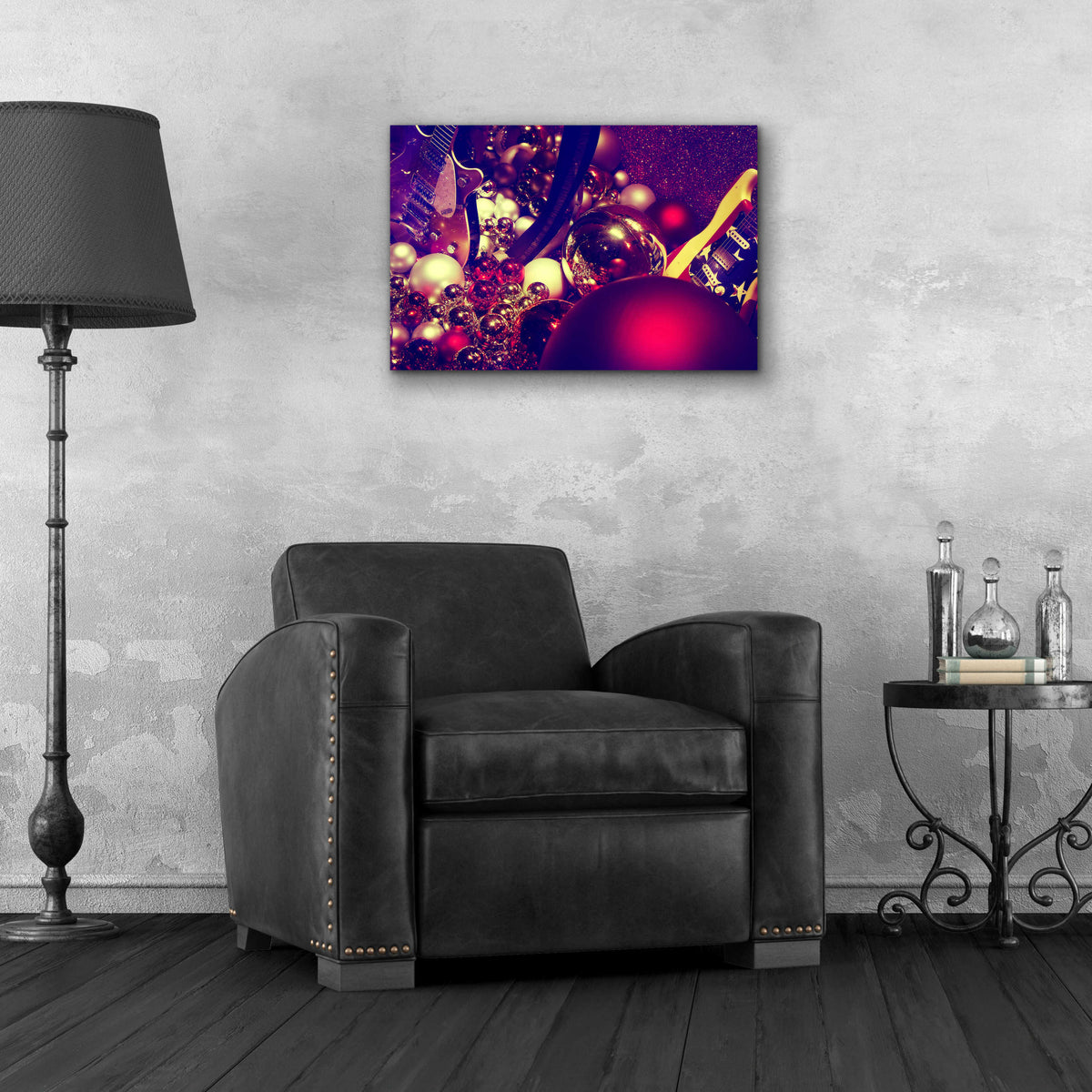 Epic Art 'Christmas Gifts' by Sebastien Lory, Acrylic Glass Wall Art,24x16