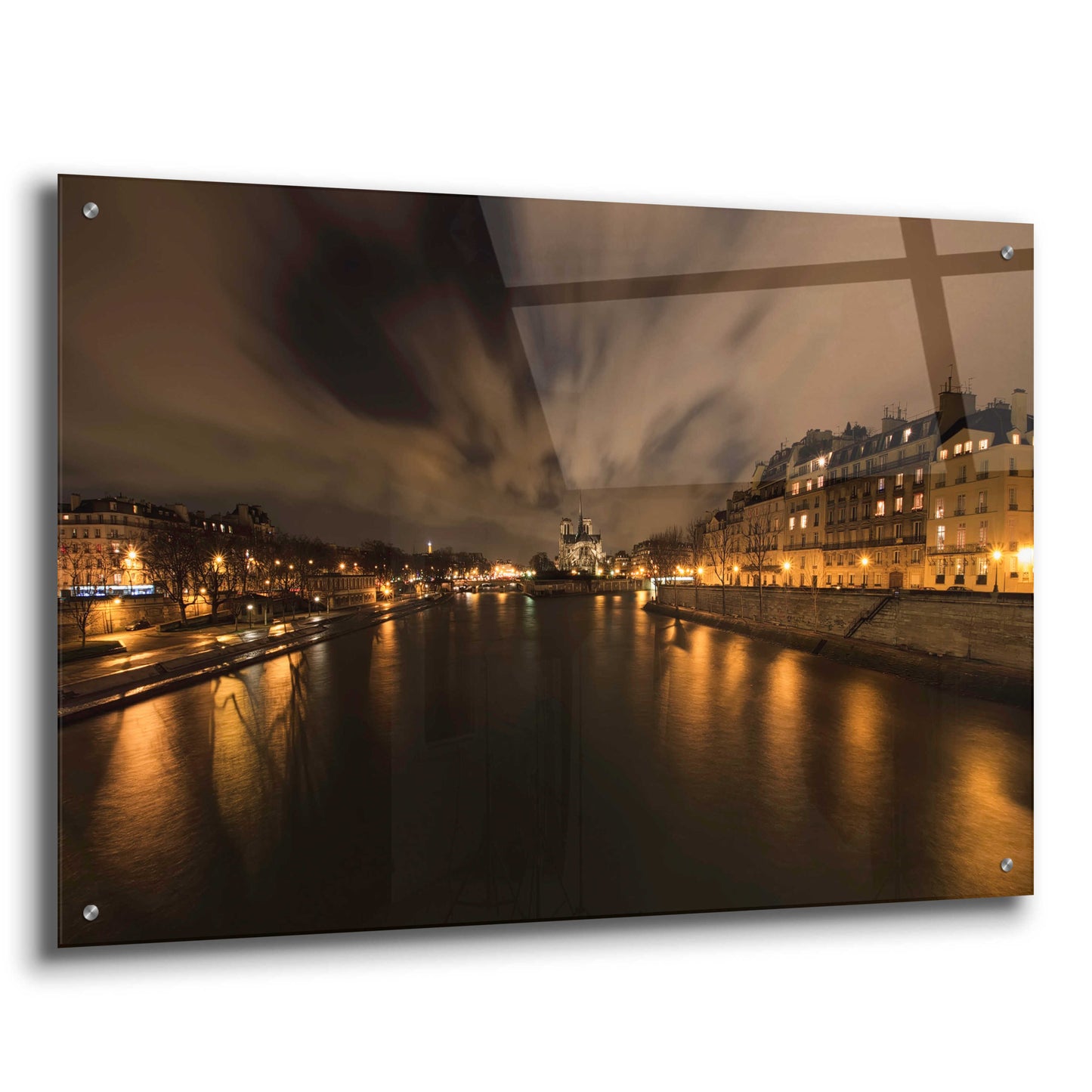 Epic Art 'Notre-Dame' by Sebastien Lory, Acrylic Glass Wall Art,36x24