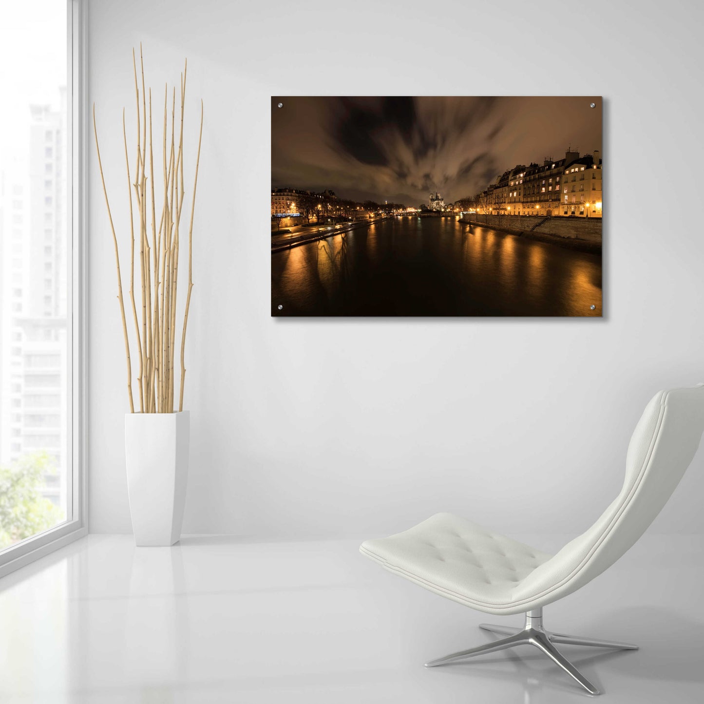 Epic Art 'Notre-Dame' by Sebastien Lory, Acrylic Glass Wall Art,36x24