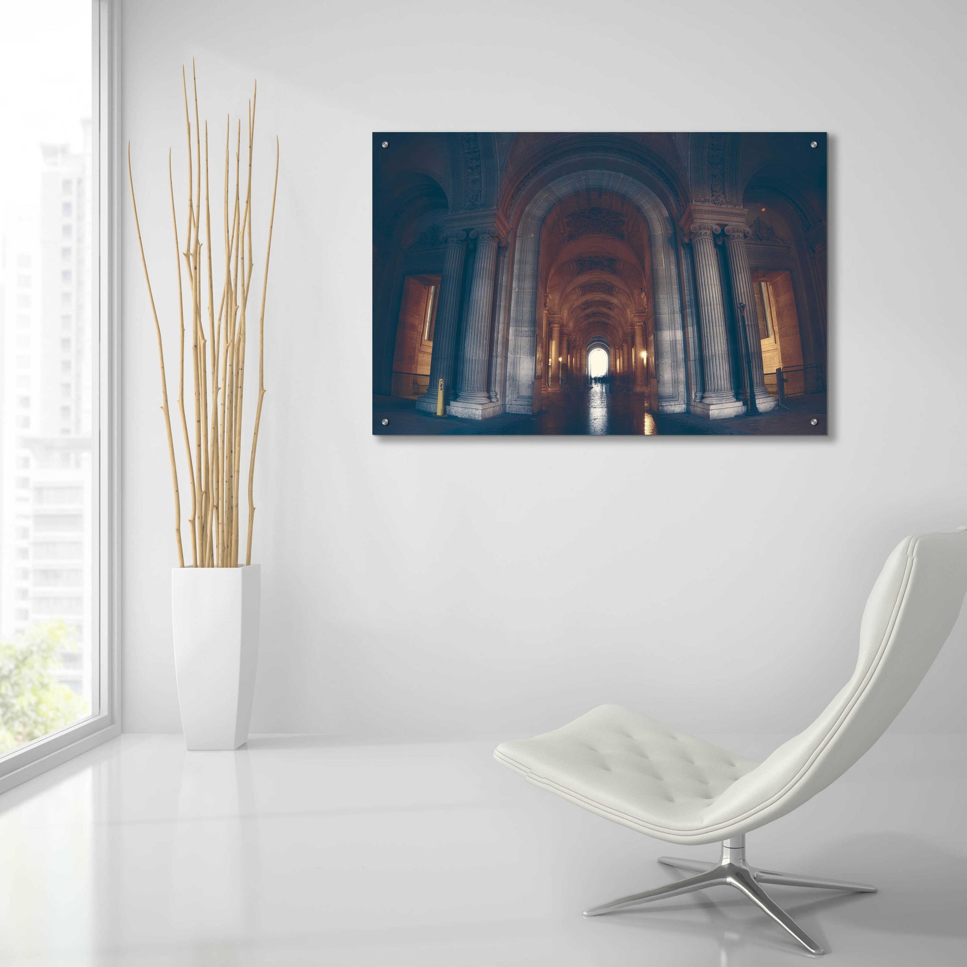 Epic Art 'Hall of Ghosts' by Sebastien Lory, Acrylic Glass Wall Art,36x24