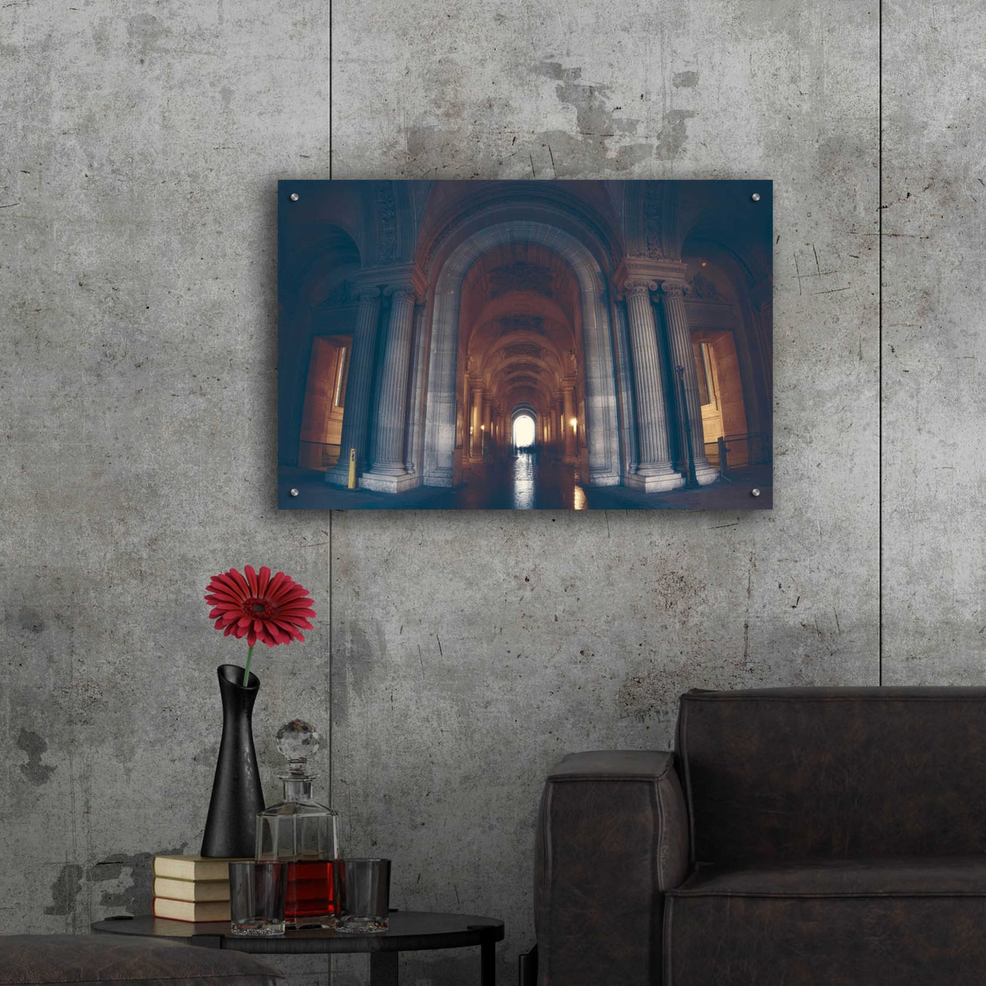 Epic Art 'Hall of Ghosts' by Sebastien Lory, Acrylic Glass Wall Art,36x24