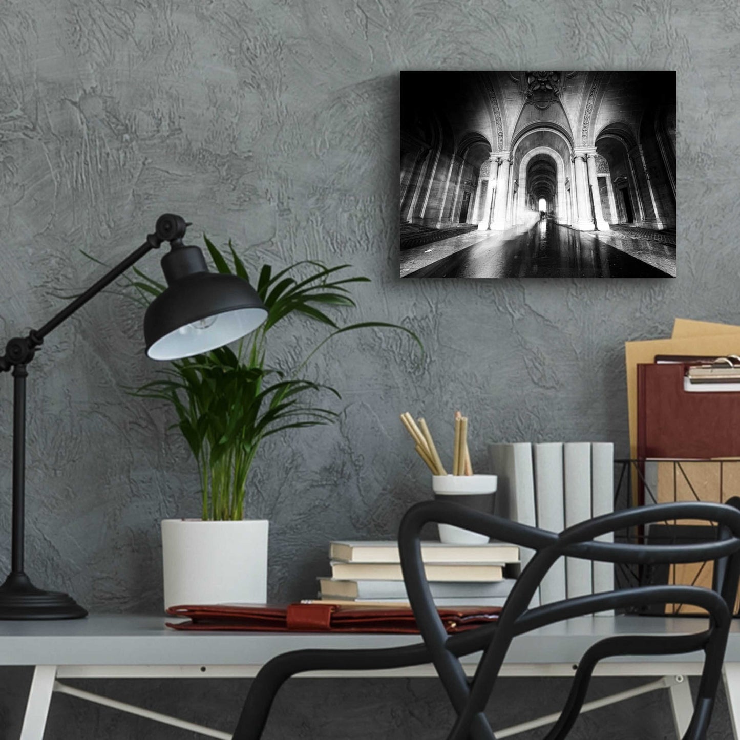 Epic Art 'Parisian Ghost' by Sebastien Lory, Acrylic Glass Wall Art,16x12