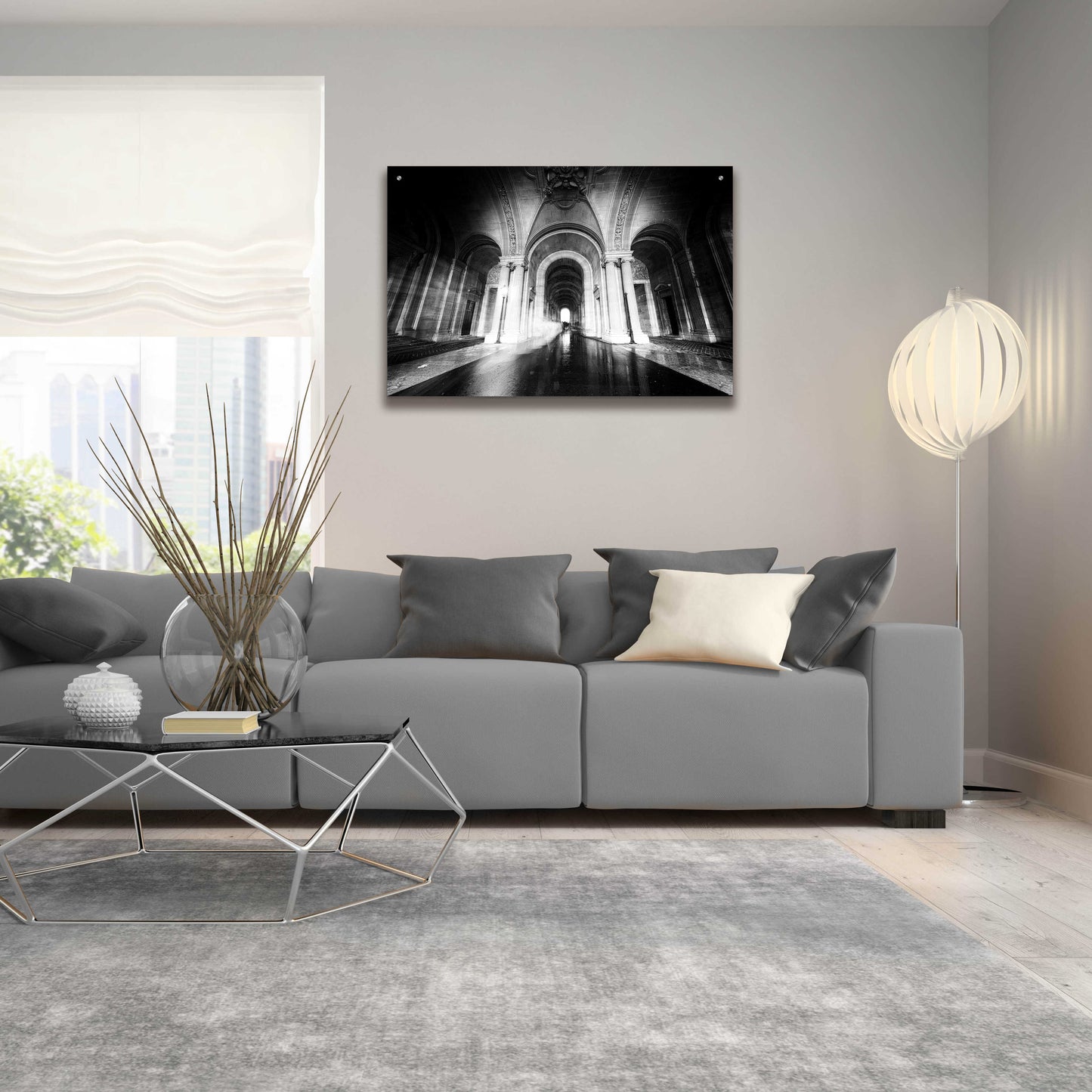 Epic Art 'Parisian Ghost' by Sebastien Lory, Acrylic Glass Wall Art,36x24