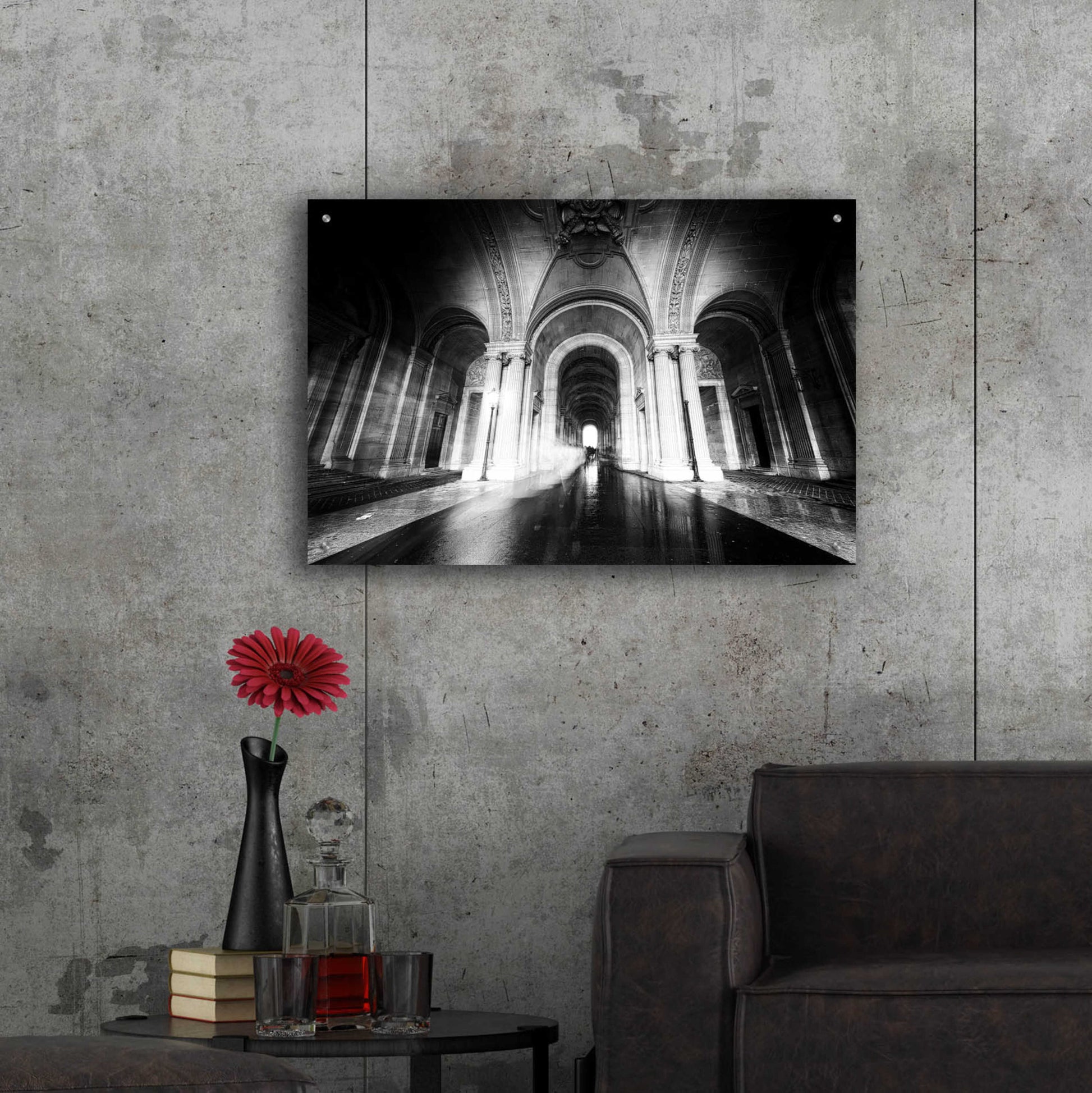 Epic Art 'Parisian Ghost' by Sebastien Lory, Acrylic Glass Wall Art,36x24