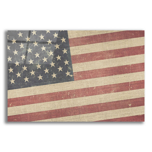 Epic Art 'Vintage American Flag' by Epic Portfolio, Acrylic Glass Wall Art