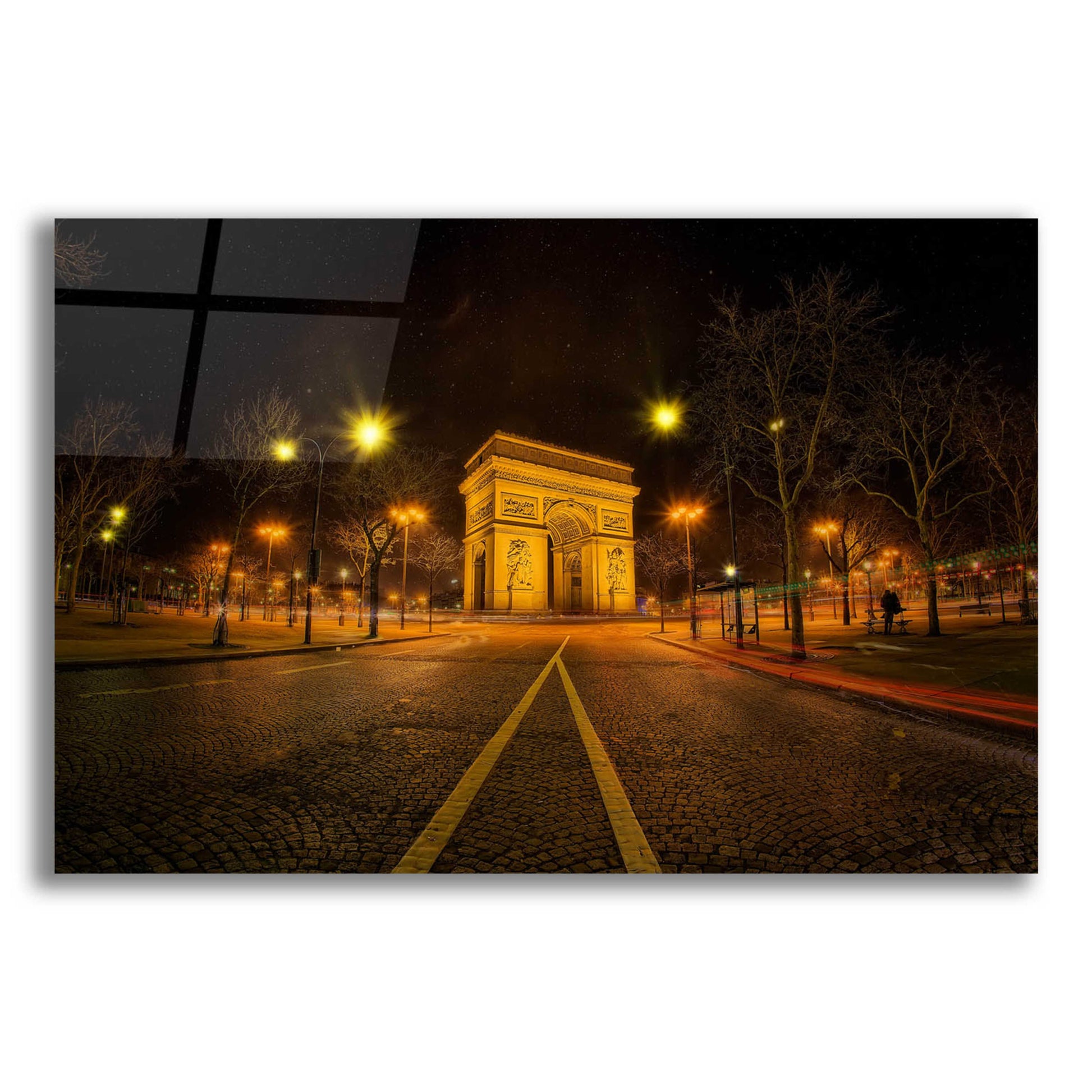 Epic Art 'Arc Night' by Sebastien Lory, Acrylic Glass Wall Art