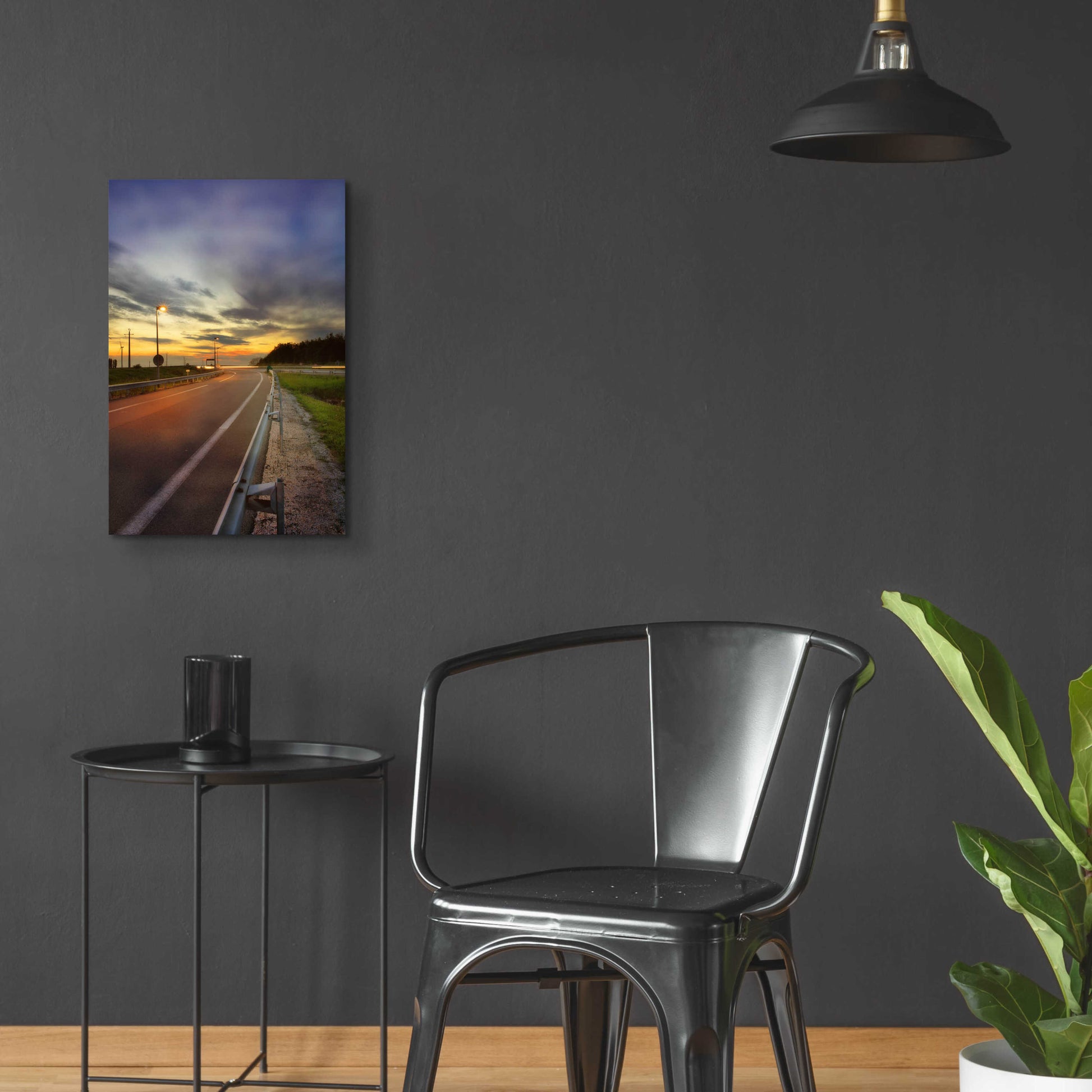 Epic Art 'Motorway' by Sebastien Lory, Acrylic Glass Wall Art,16x24