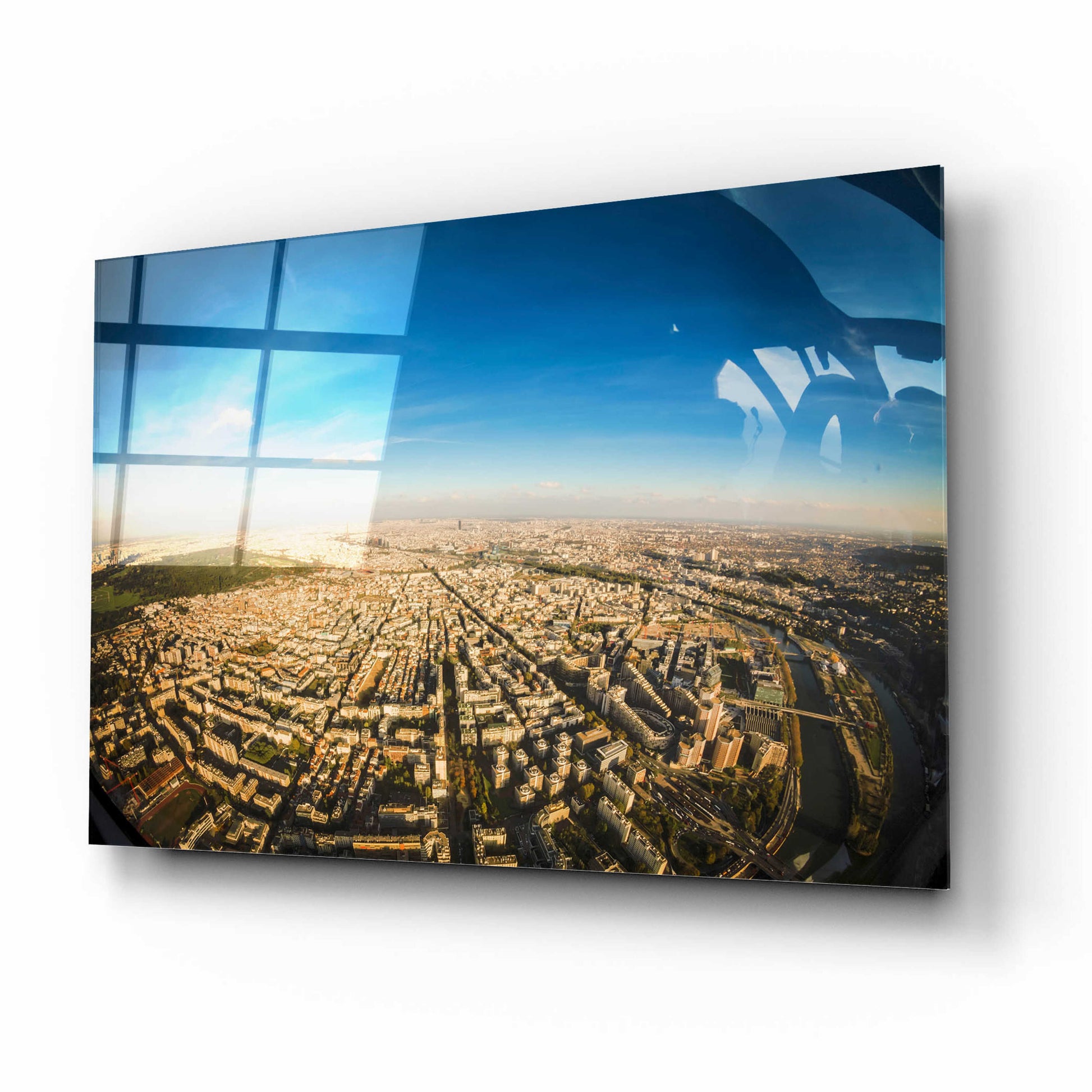 Epic Art 'Urban Sky' by Sebastien Lory, Acrylic Glass Wall Art,16x12