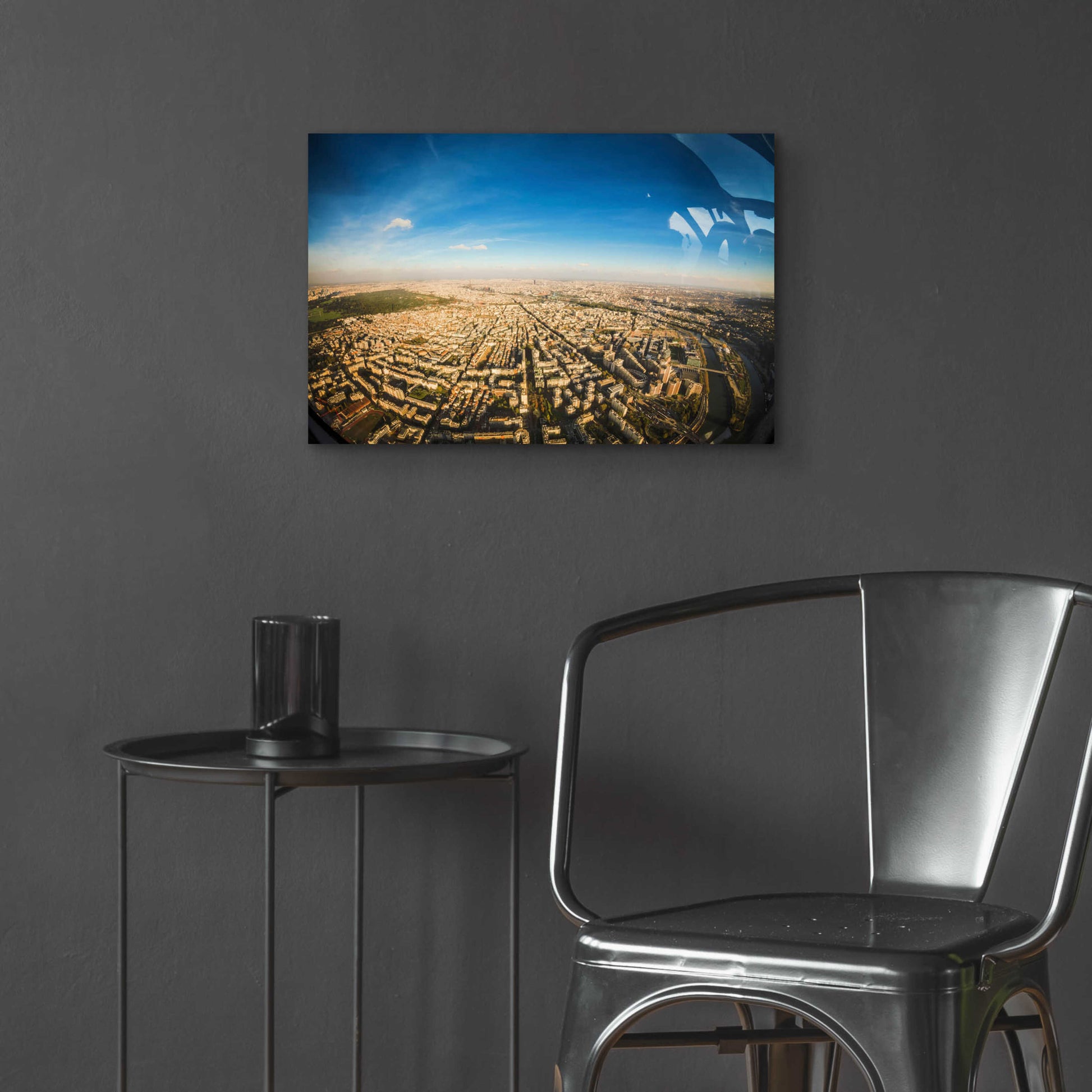 Epic Art 'Urban Sky' by Sebastien Lory, Acrylic Glass Wall Art,24x16