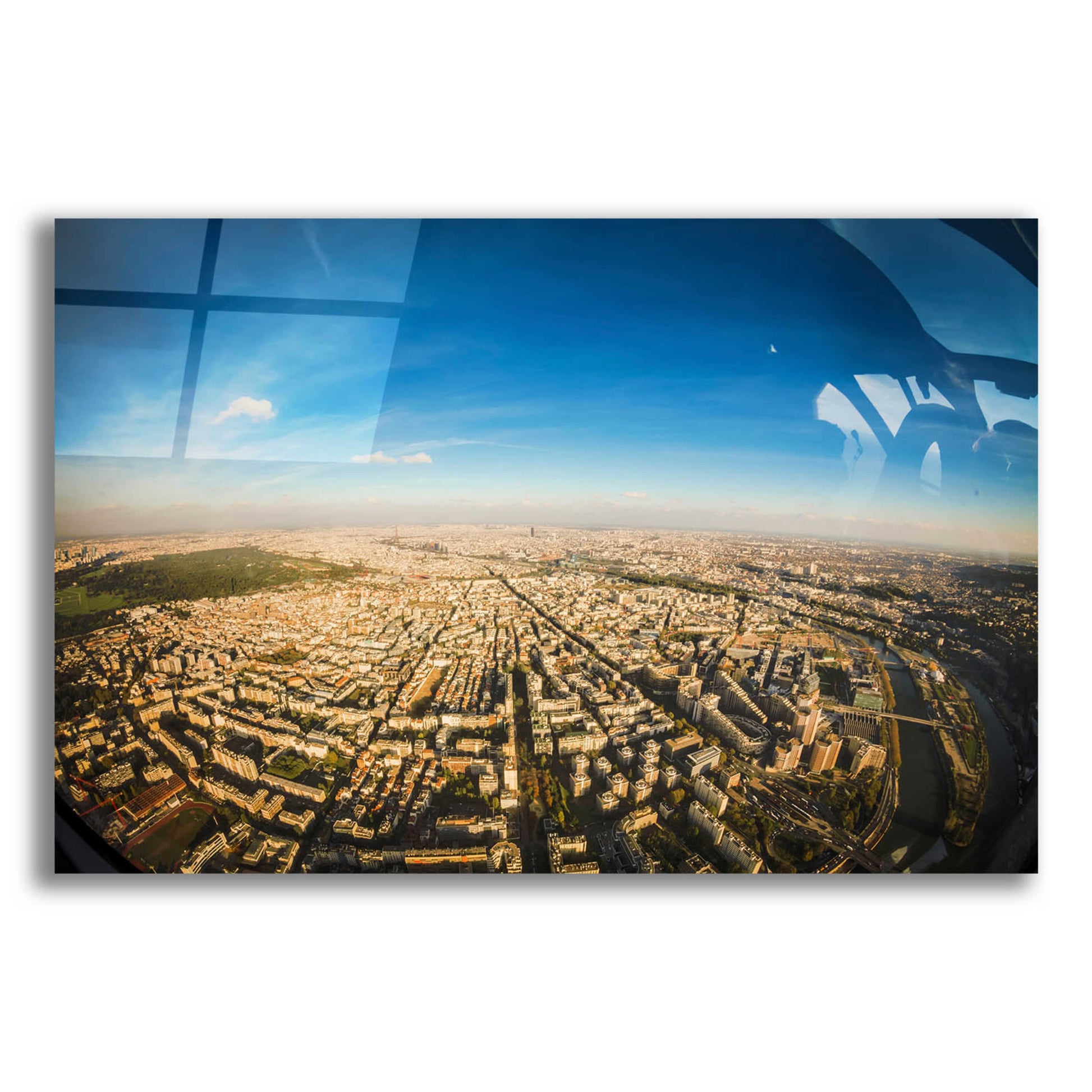 Epic Art 'Urban Sky' by Sebastien Lory, Acrylic Glass Wall Art,24x16