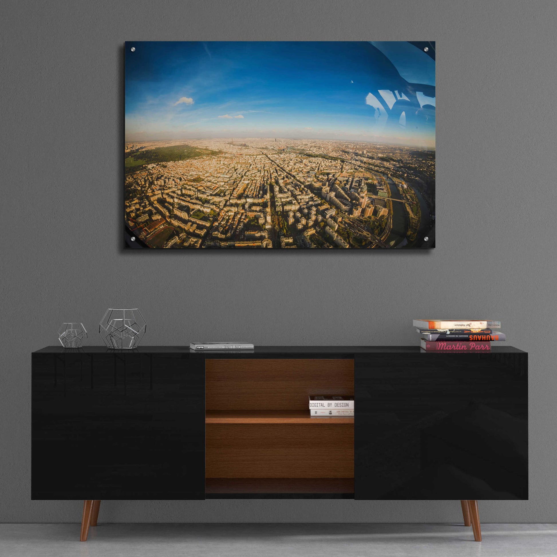 Epic Art 'Urban Sky' by Sebastien Lory, Acrylic Glass Wall Art,36x24