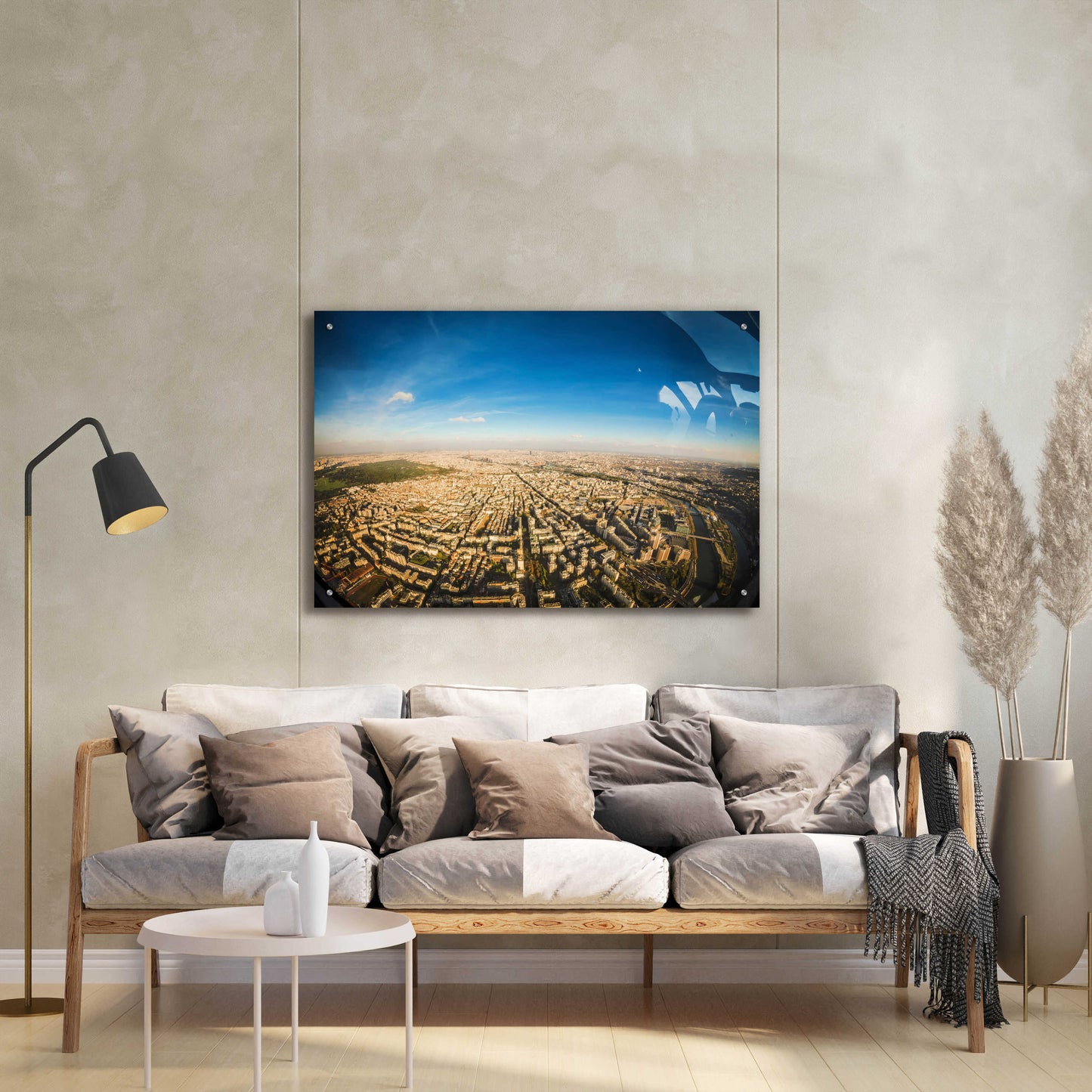 Epic Art 'Urban Sky' by Sebastien Lory, Acrylic Glass Wall Art,36x24