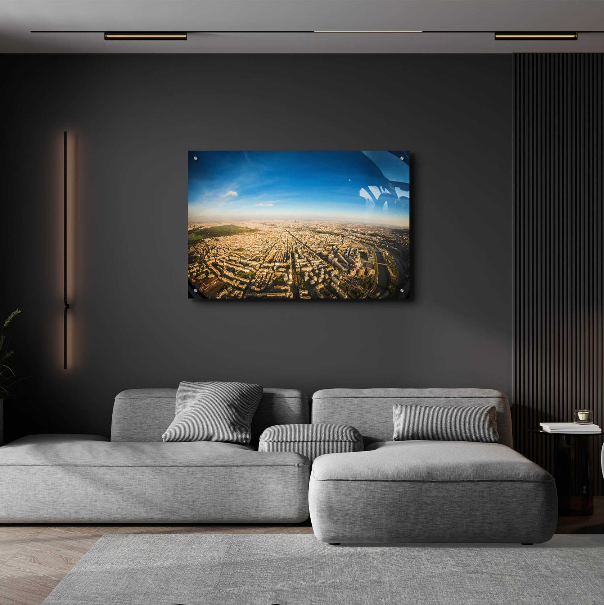 Epic Art 'Urban Sky' by Sebastien Lory, Acrylic Glass Wall Art,36x24