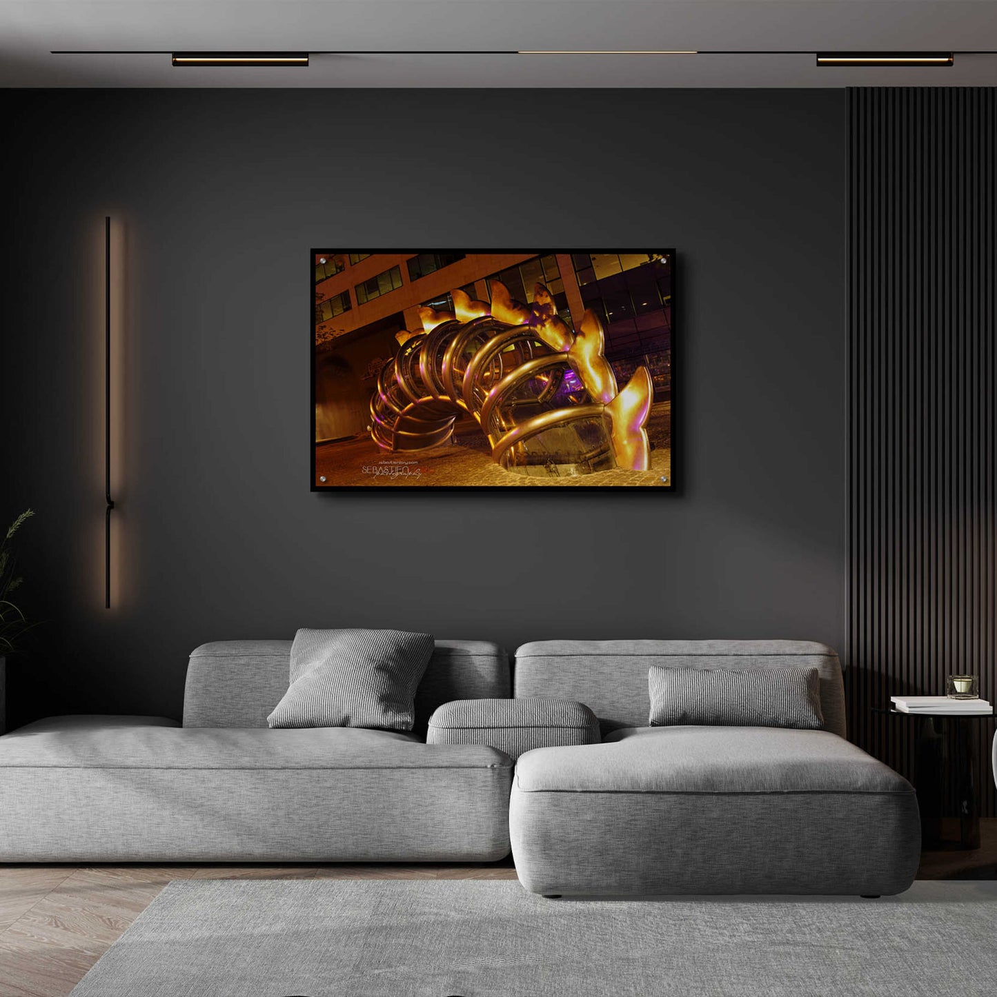 Epic Art 'Nuit Blanche' by Sebastien Lory, Acrylic Glass Wall Art,36x24