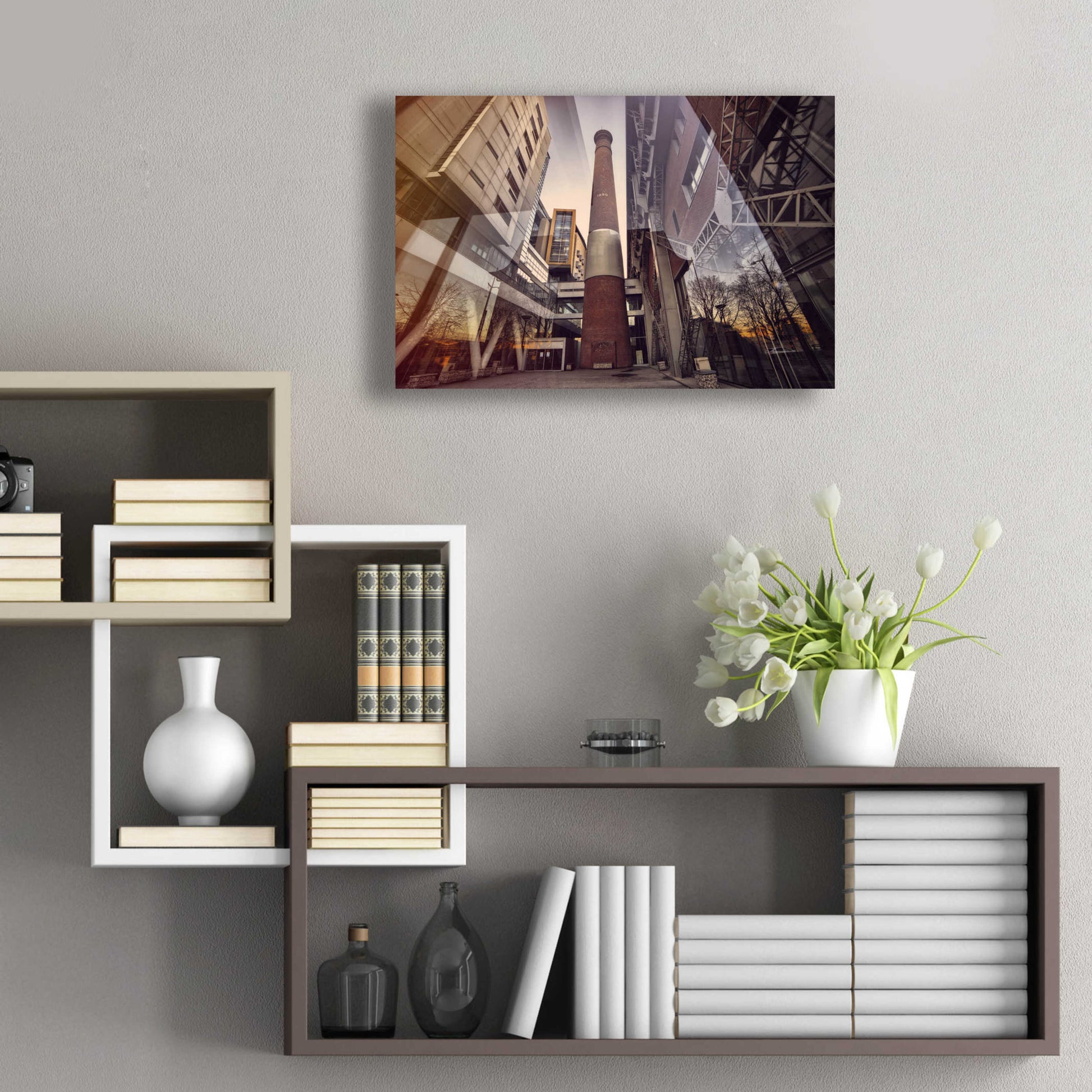 Epic Art 'Université Architecture' by Sebastien Lory, Acrylic Glass Wall Art,24x16