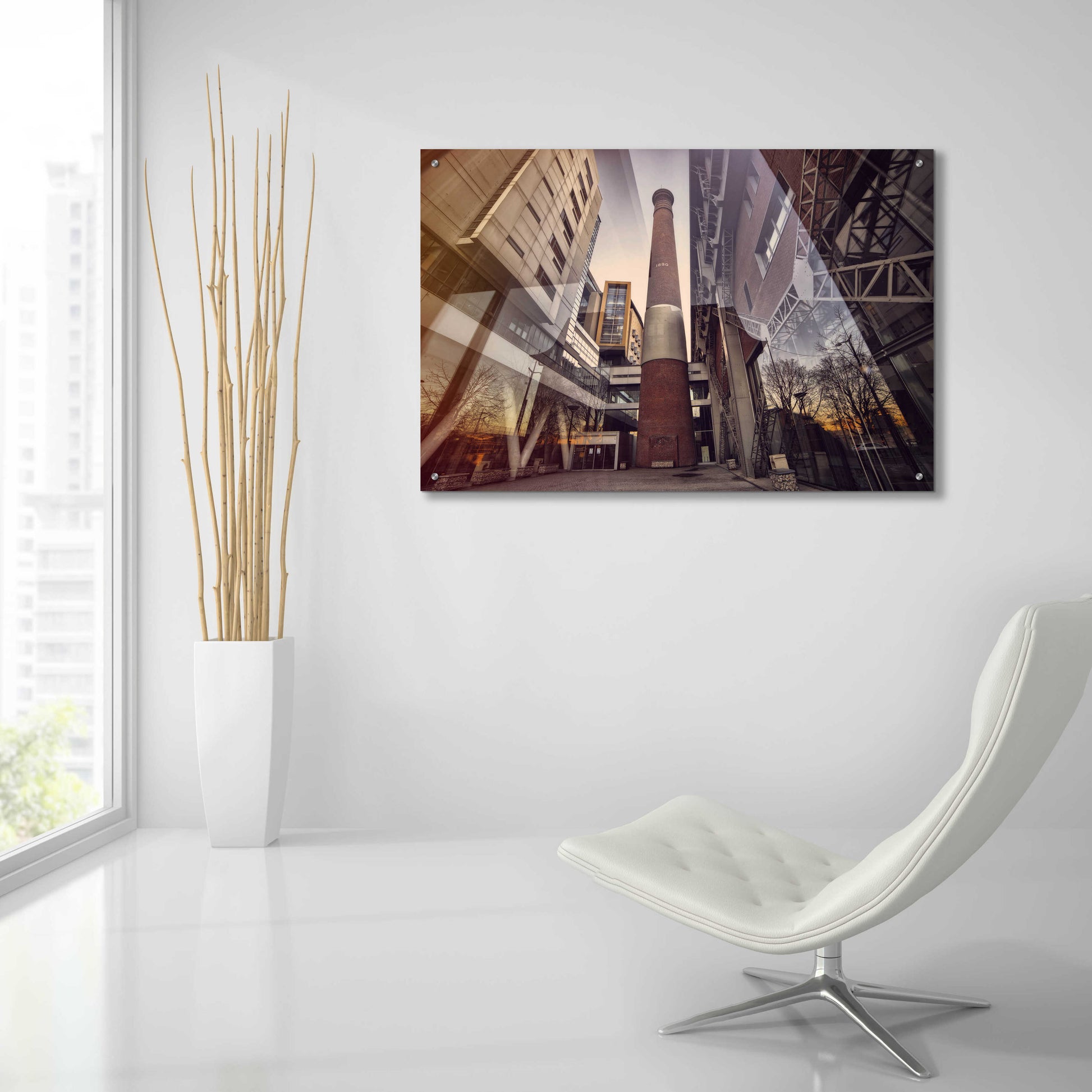 Epic Art 'Université Architecture' by Sebastien Lory, Acrylic Glass Wall Art,36x24