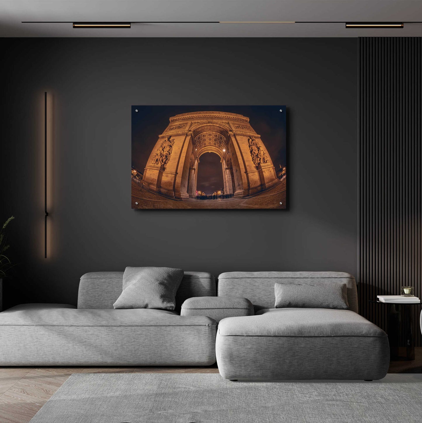 Epic Art 'Arc' by Sebastien Lory, Acrylic Glass Wall Art,36x24