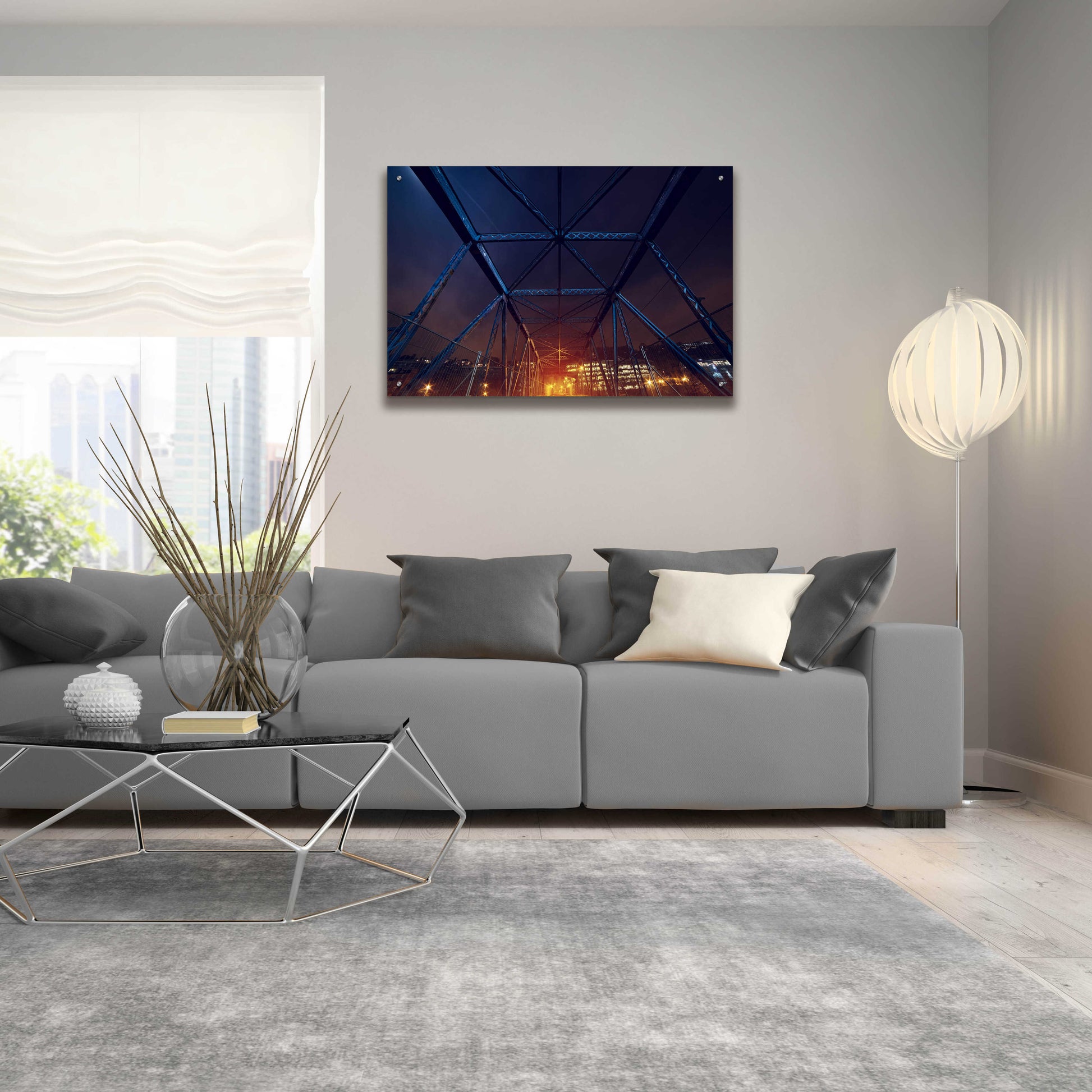 Epic Art 'Bronx' by Sebastien Lory, Acrylic Glass Wall Art,36x24