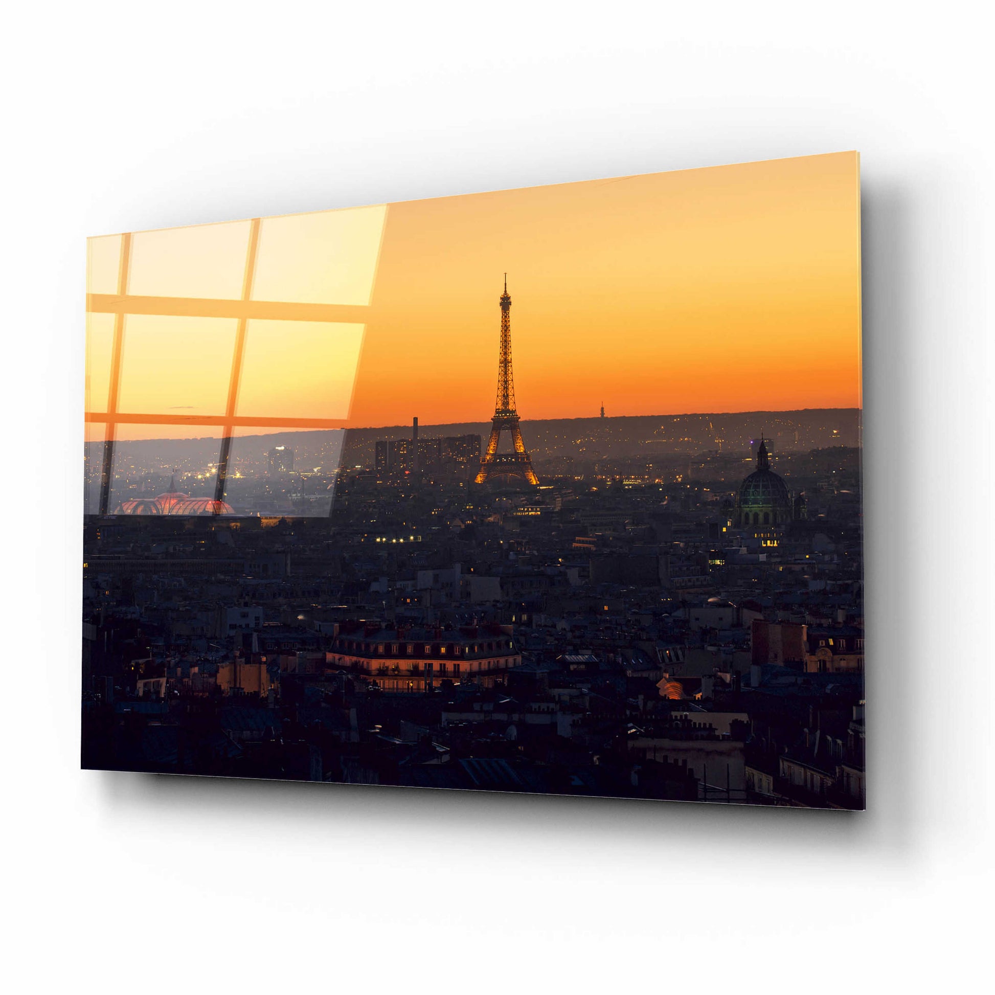 Epic Art 'D Paris' by Sebastien Lory, Acrylic Glass Wall Art,16x12