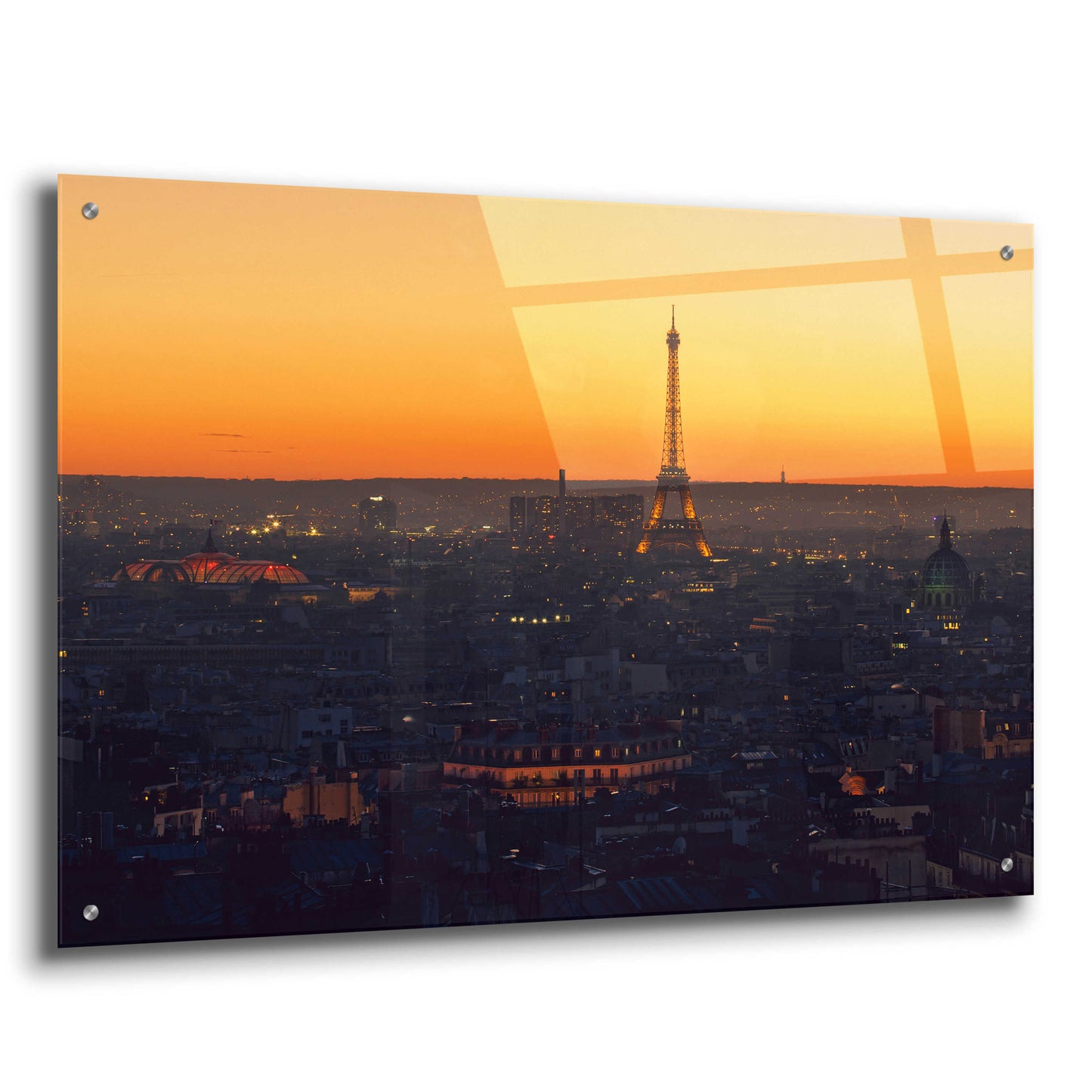 Epic Art 'D Paris' by Sebastien Lory, Acrylic Glass Wall Art,36x24