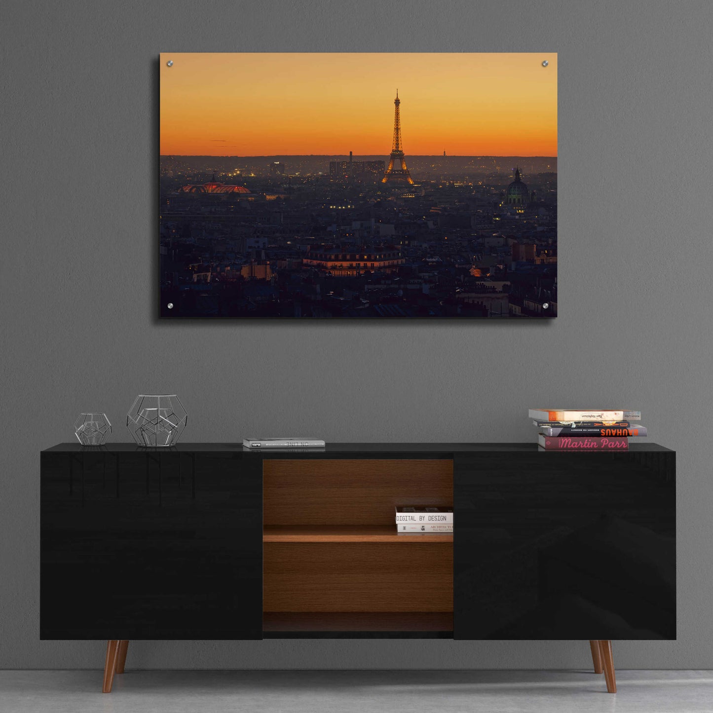 Epic Art 'D Paris' by Sebastien Lory, Acrylic Glass Wall Art,36x24