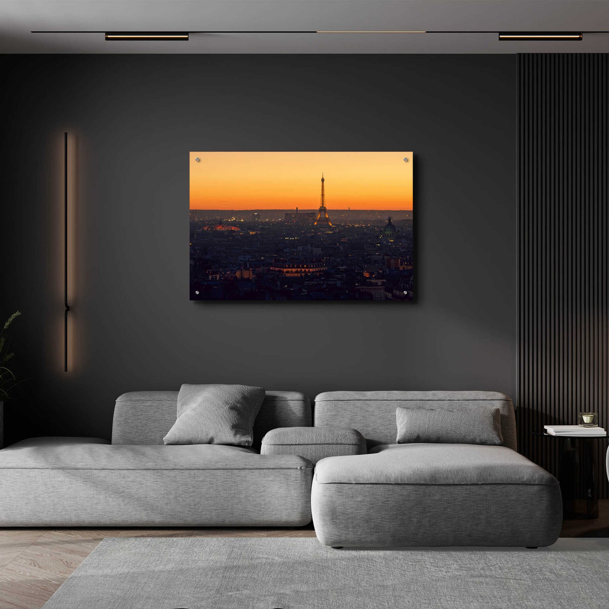 Epic Art 'D Paris' by Sebastien Lory, Acrylic Glass Wall Art,36x24