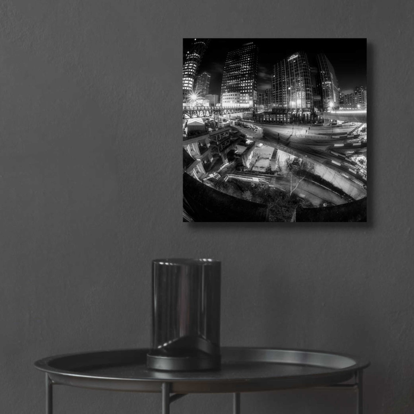 Epic Art 'Defense Bw' by Sebastien Lory, Acrylic Glass Wall Art,12x12