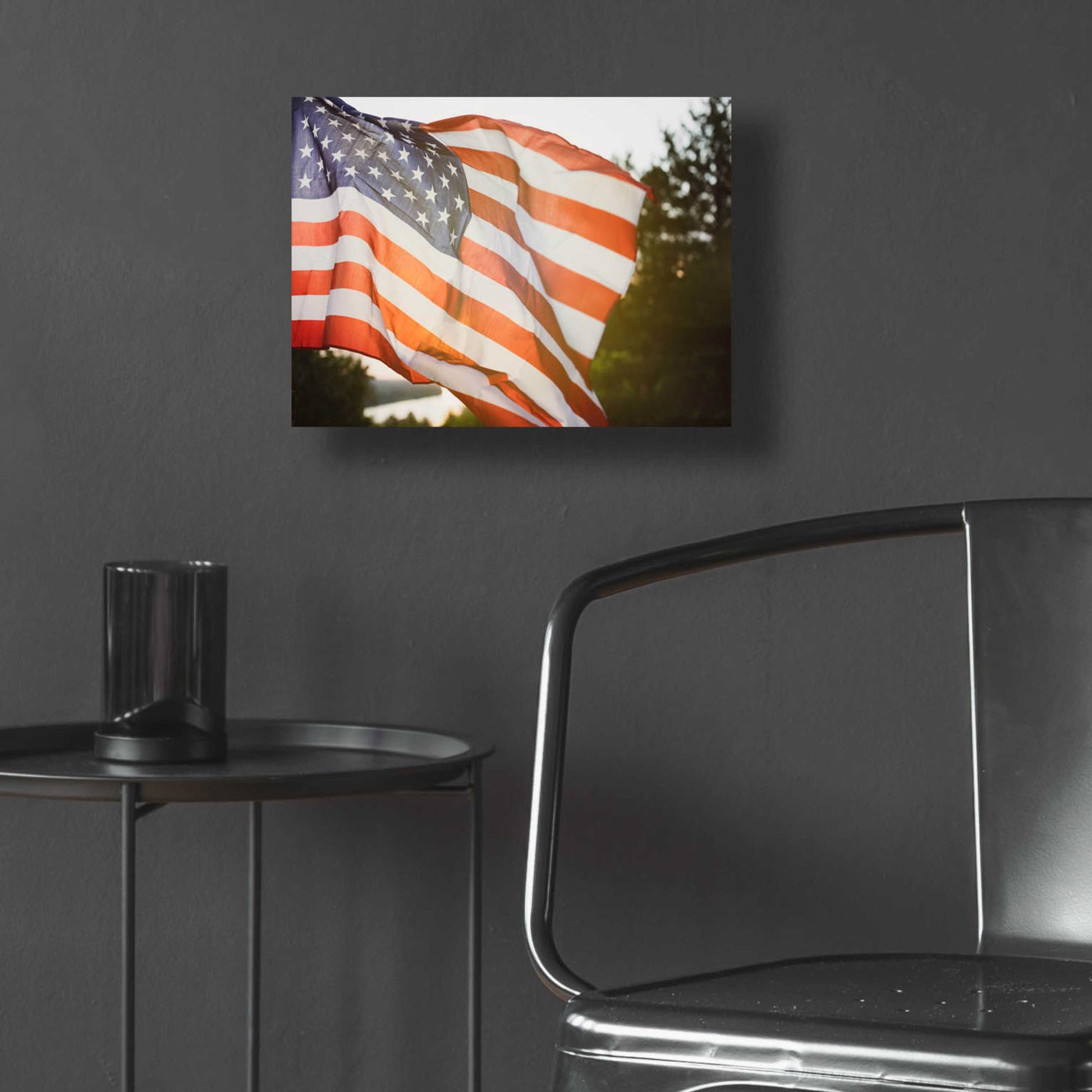 Epic Art 'God Bless America' by Epic Portfolio, Acrylic Glass Wall Art,16x12