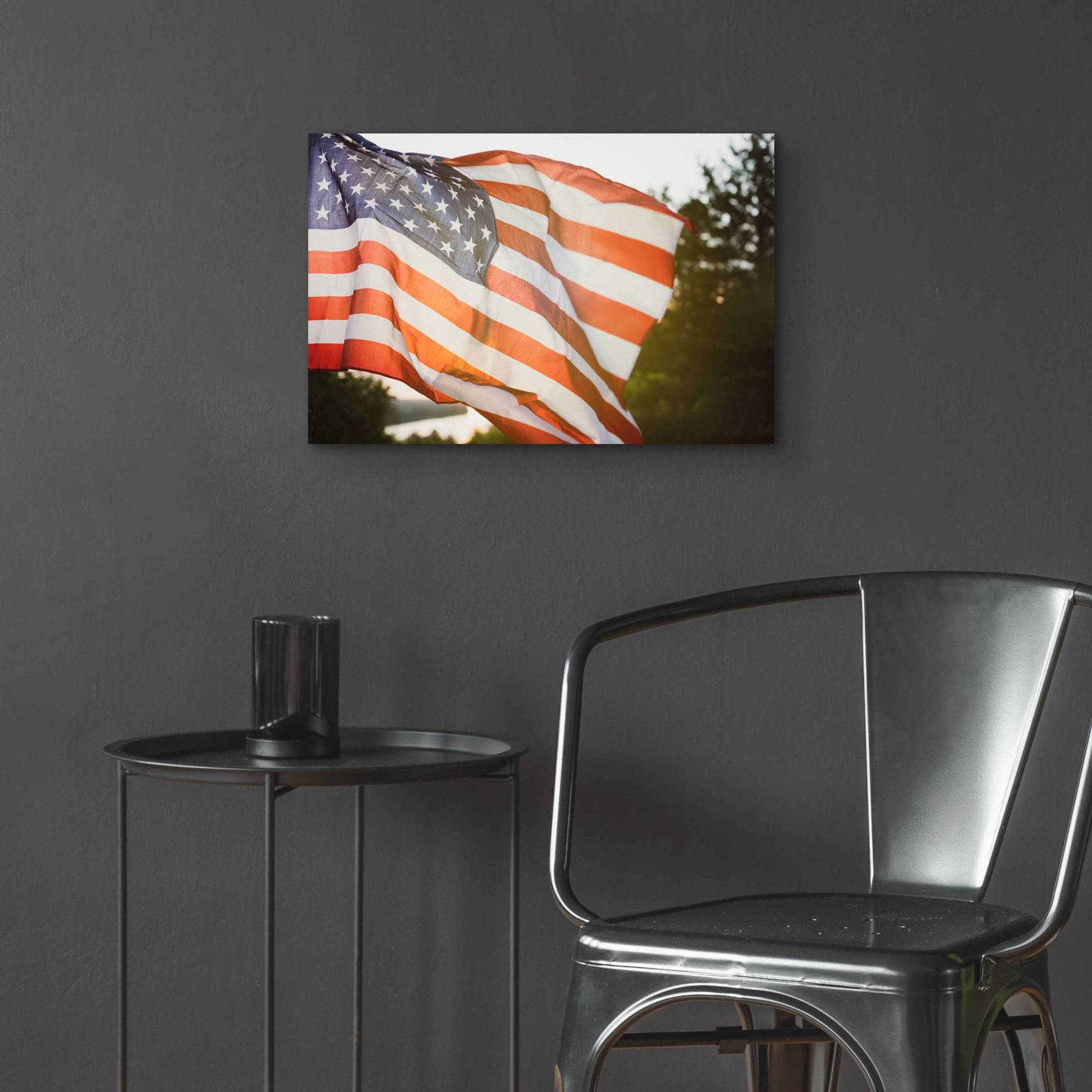 Epic Art 'God Bless America' by Epic Portfolio, Acrylic Glass Wall Art,24x16