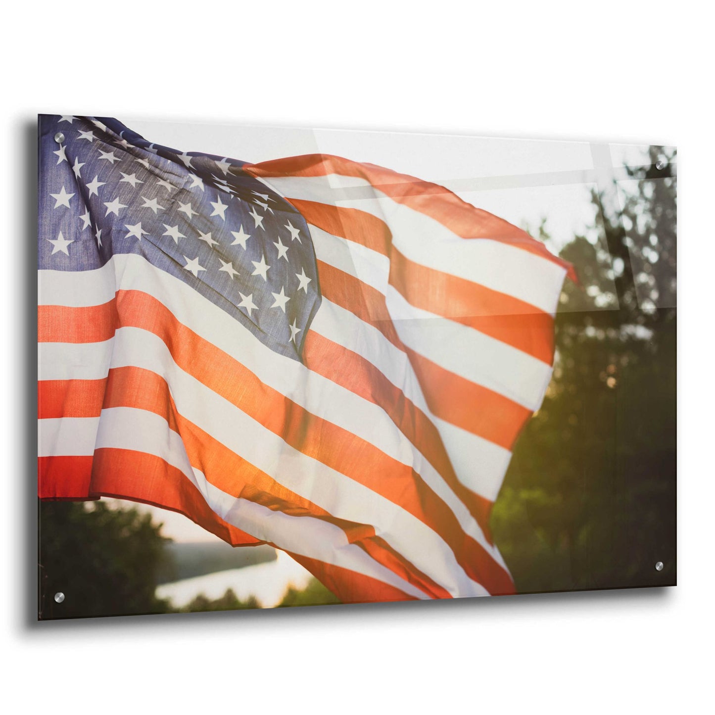 Epic Art 'God Bless America' by Epic Portfolio, Acrylic Glass Wall Art,36x24