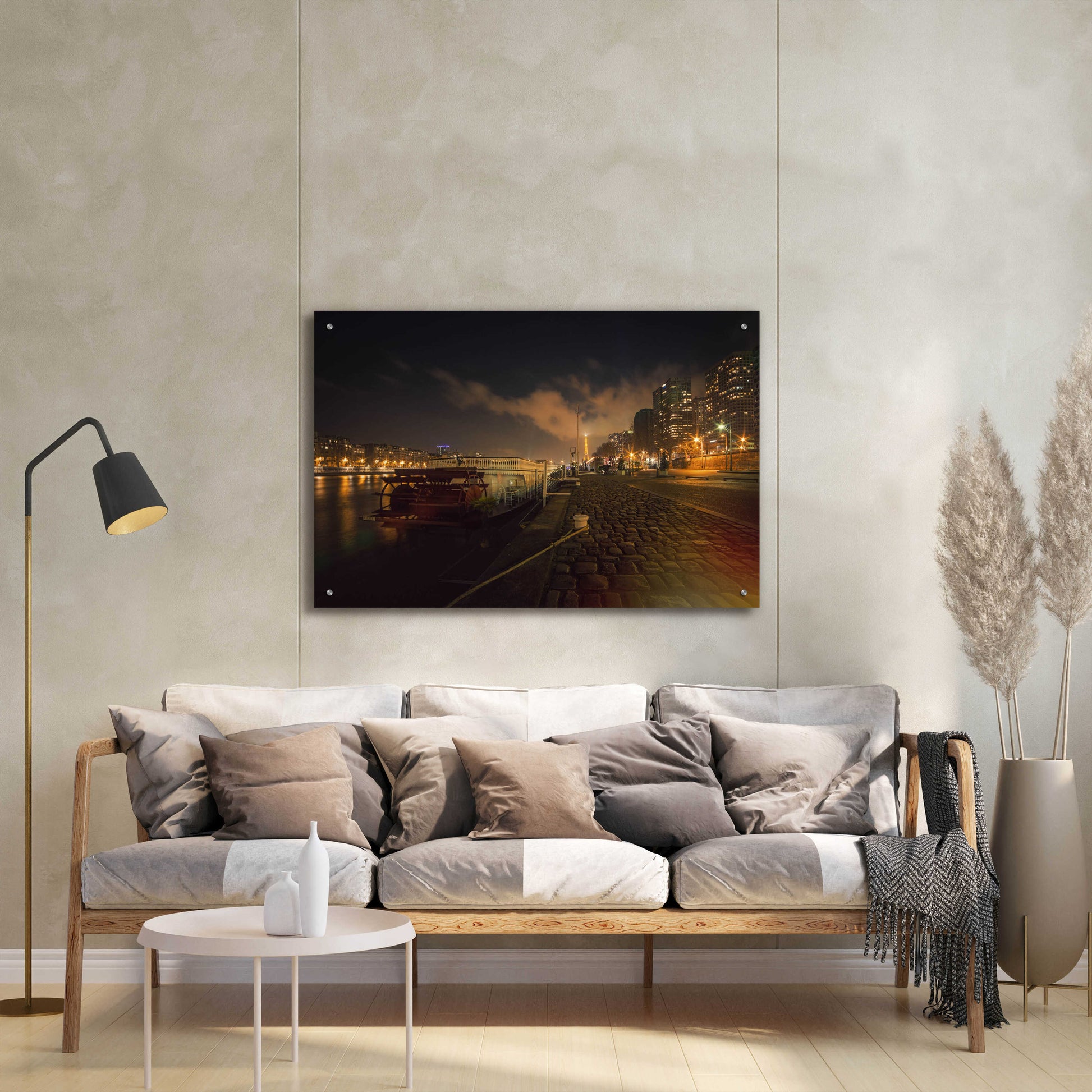 Epic Art 'Moody Eiffel' by Sebastien Lory, Acrylic Glass Wall Art,36x24