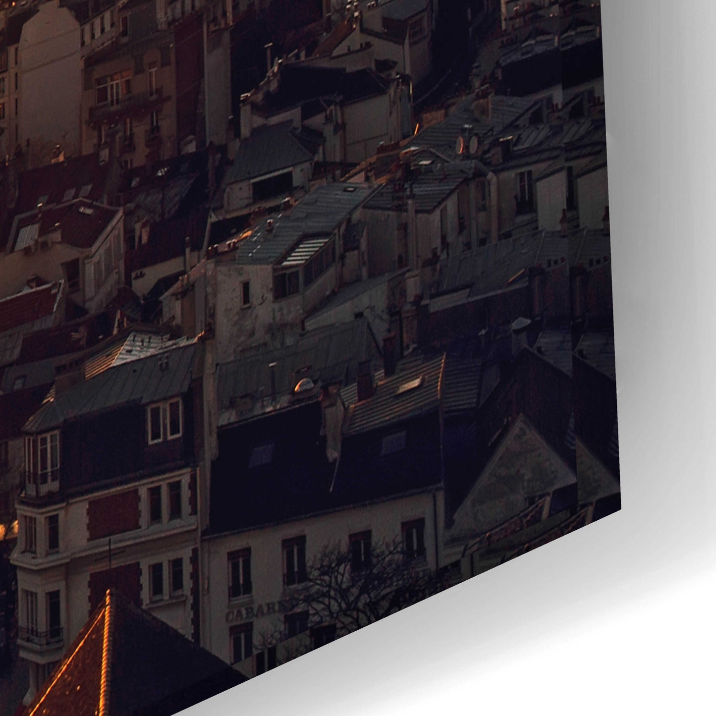 Epic Art 'Paris Sunset' by Sebastien Lory, Acrylic Glass Wall Art,24x16