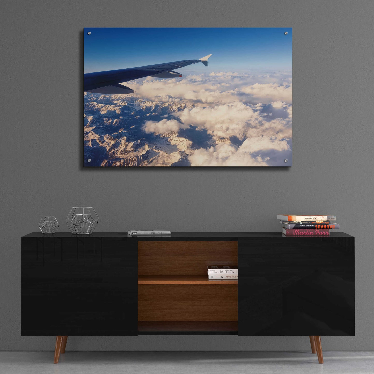 Epic Art 'Over The Mountains' by Sebastien Lory, Acrylic Glass Wall Art,36x24